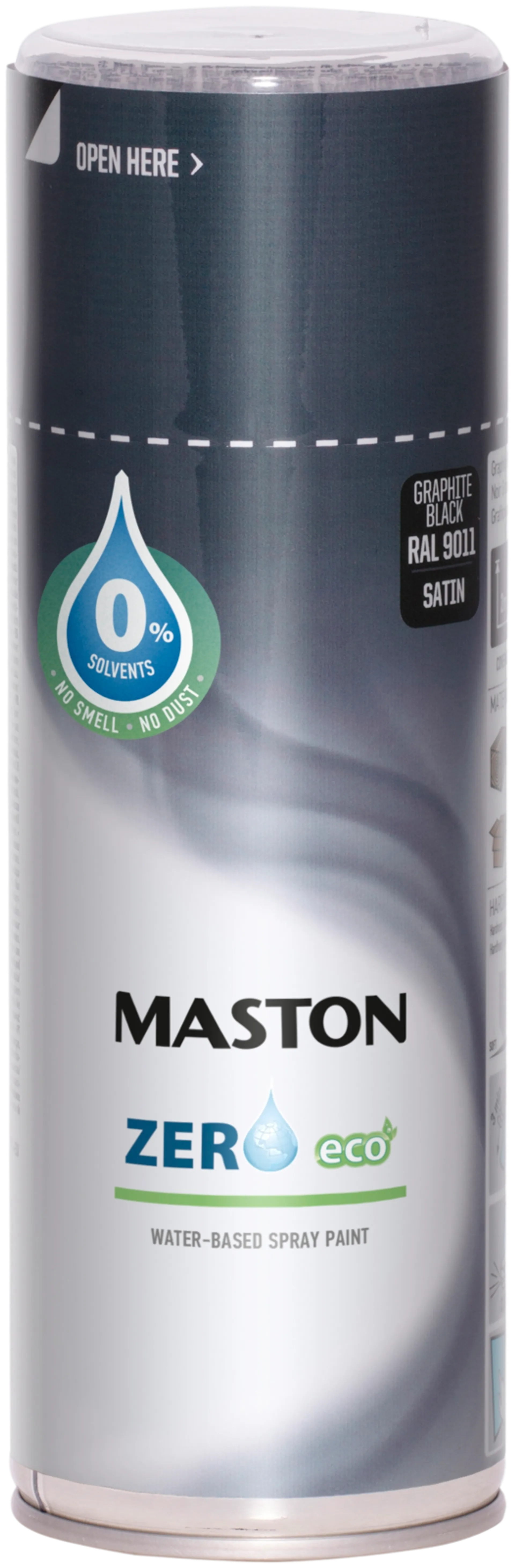Maston Zero spraymaali grafiitti musta 400ml
