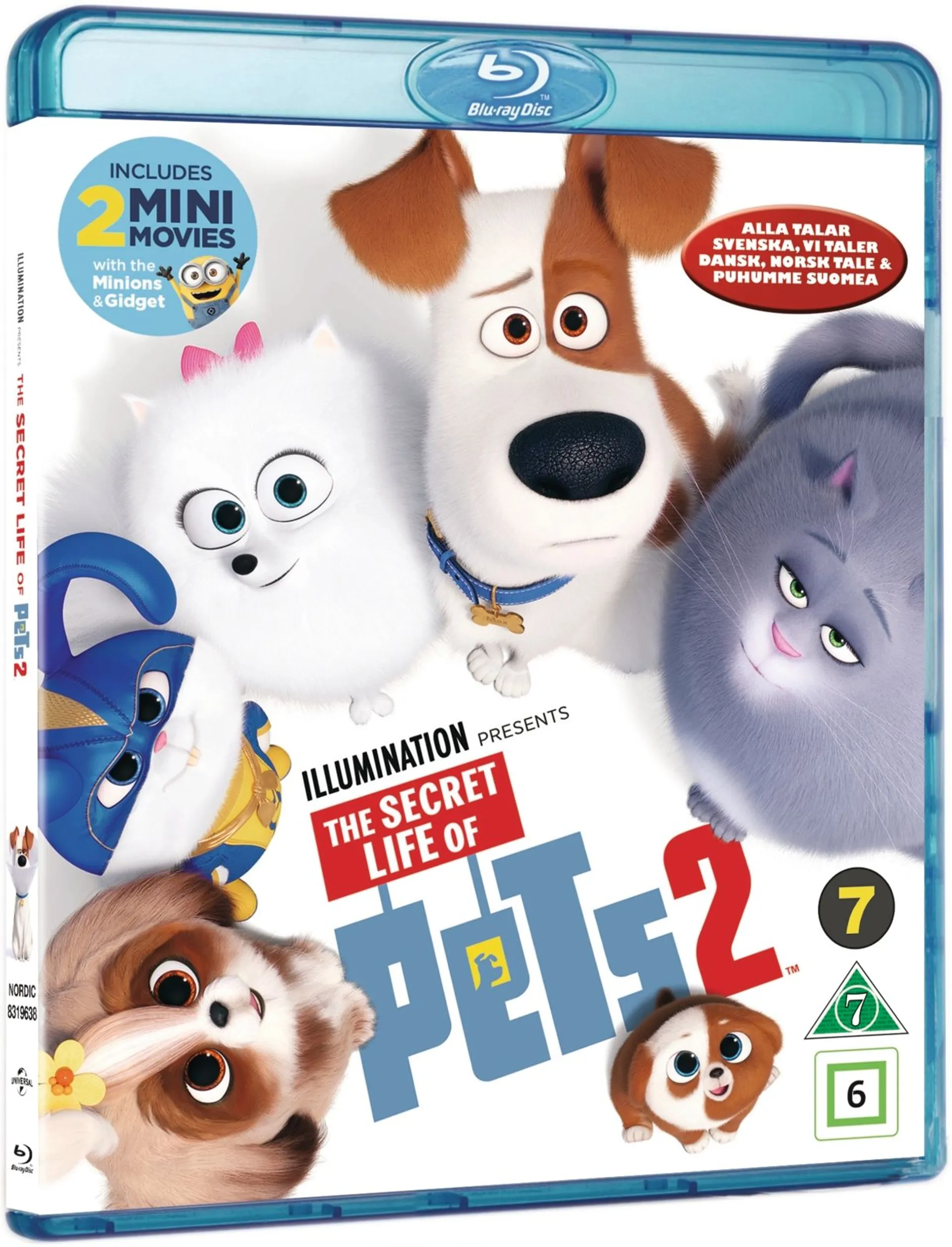 Secret Life of Pets 2 - Lemmikkien salainen elämä 2 Blu-ray