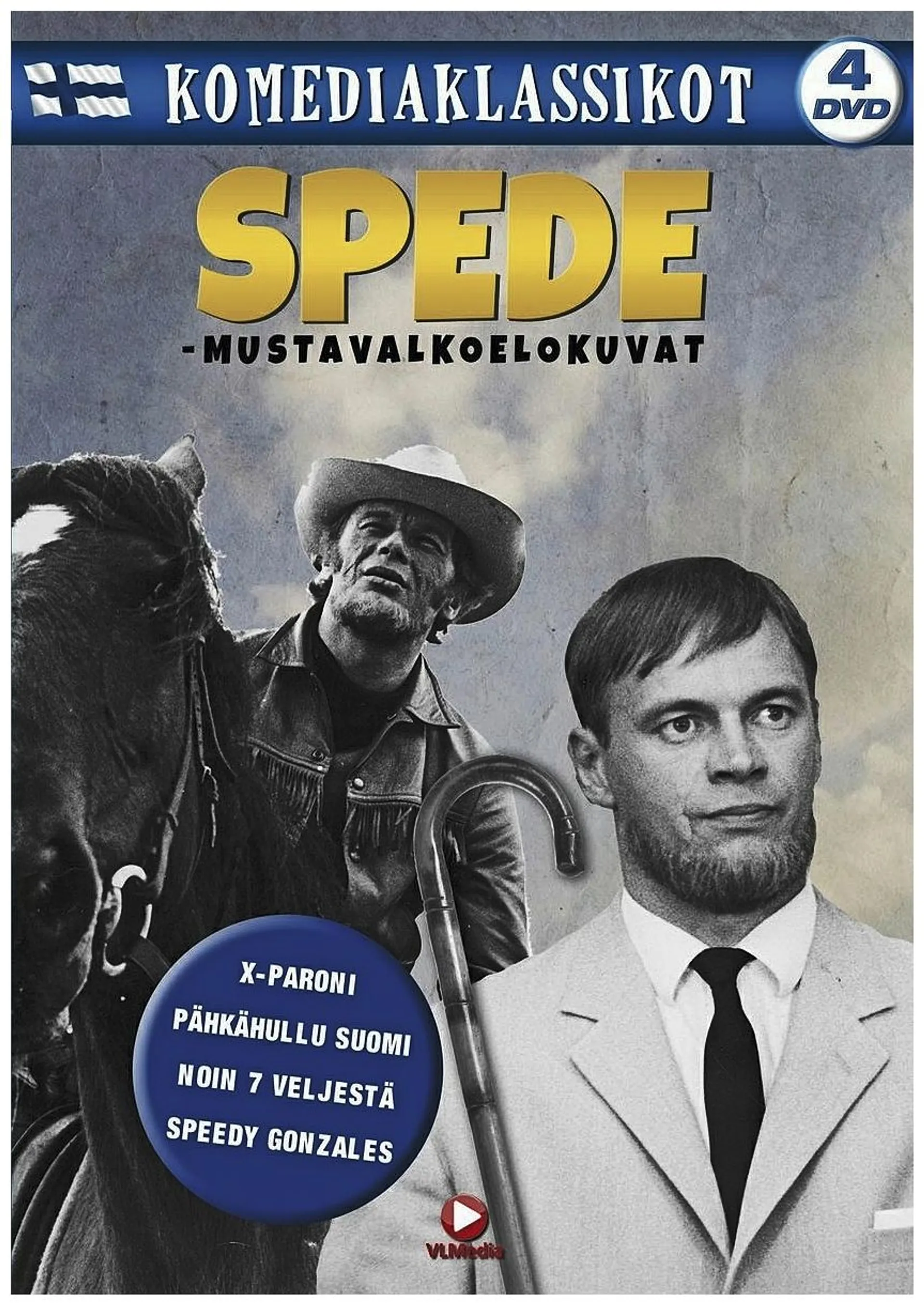 Komediaklassikot - Speden parhaat mustavalkoiset 4DVD