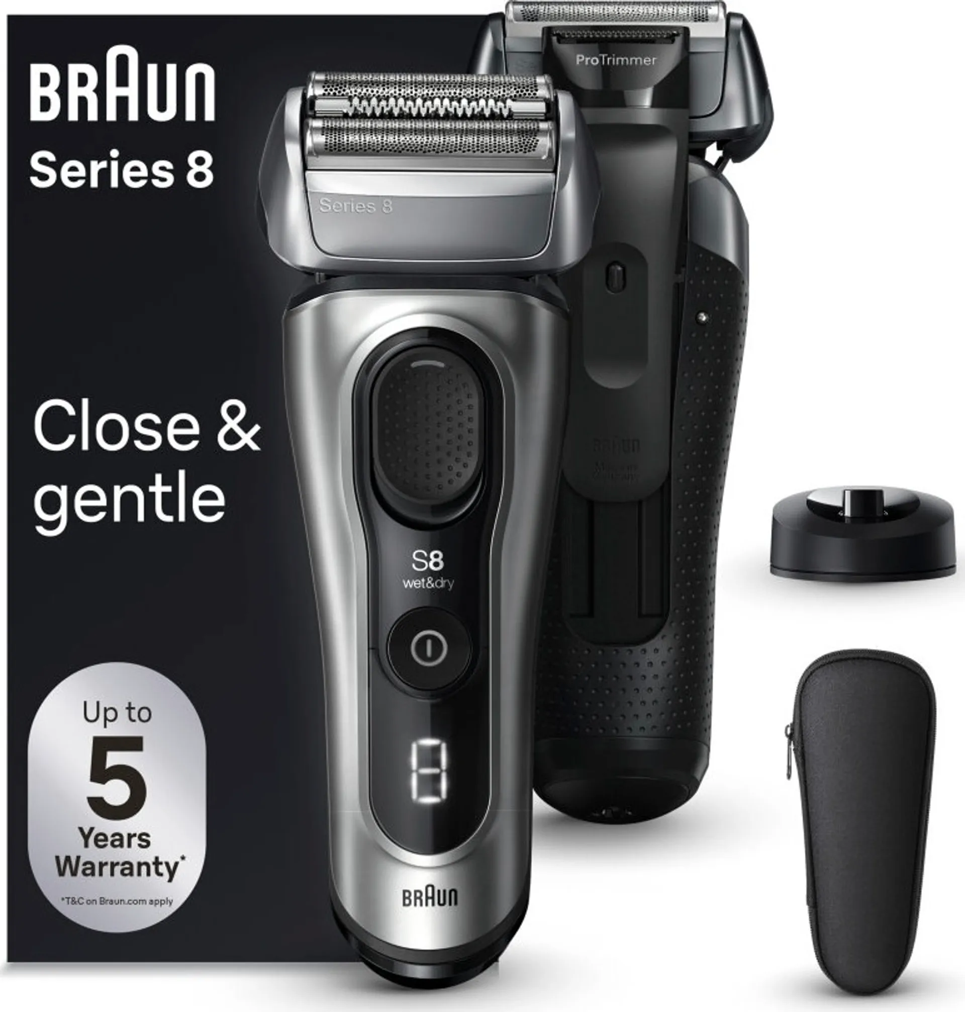 Braun 8517S series-8 partakone - 1