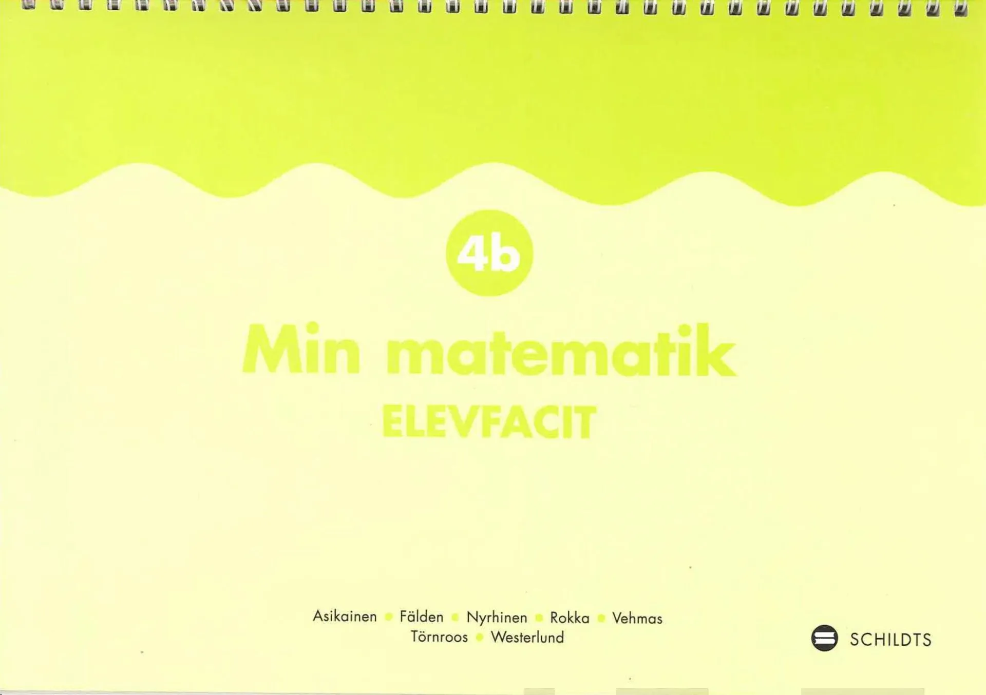 Min matematik 4b - elevfacit