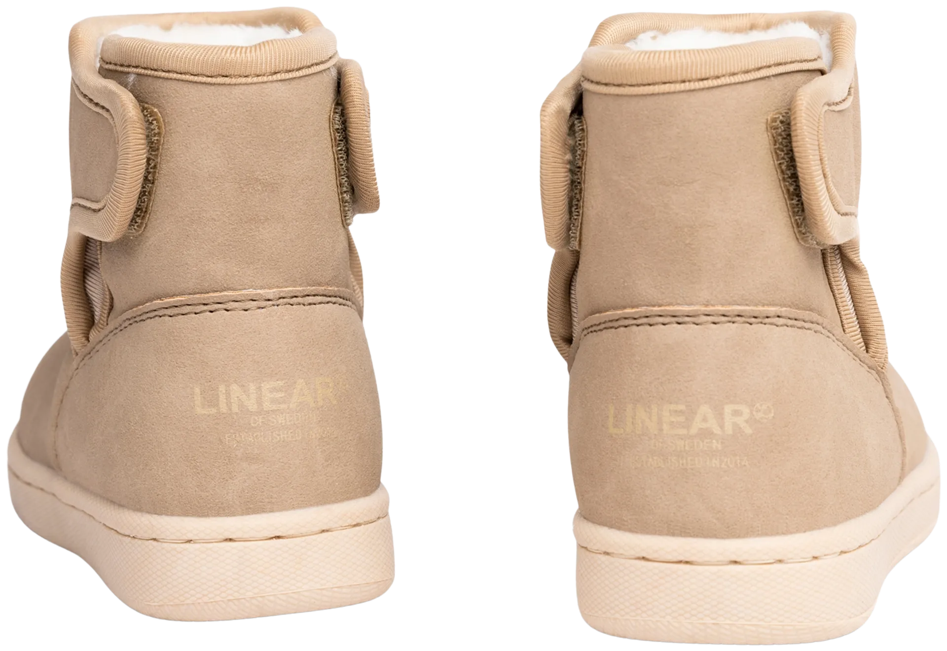 Linear lasten talvikengät Skate Velcro - BEIGE - 3