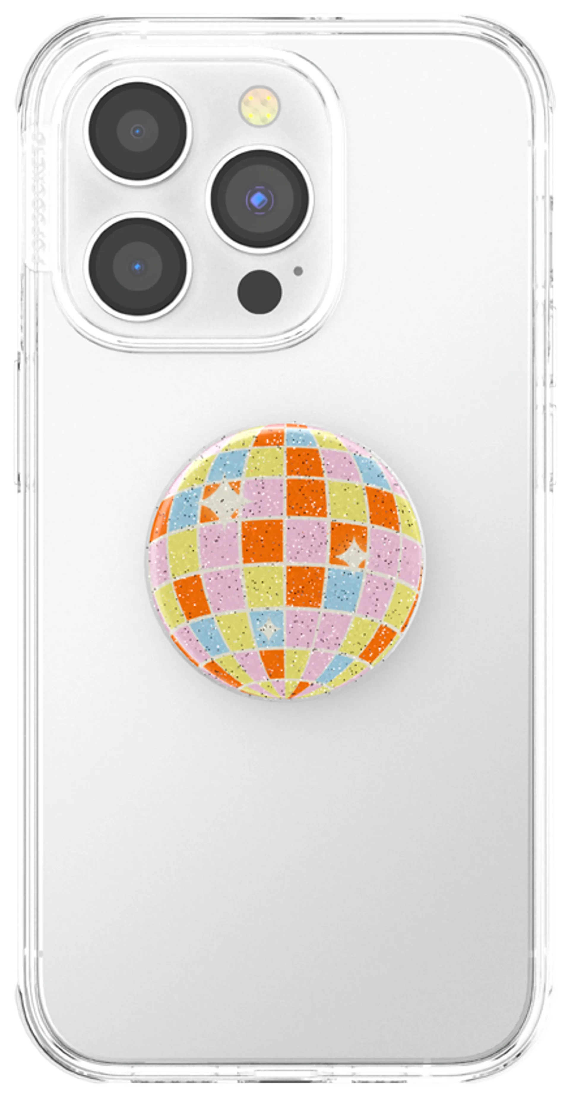 Popsockets puhelinpidike PopGrip Glitter Retro Disco - 2