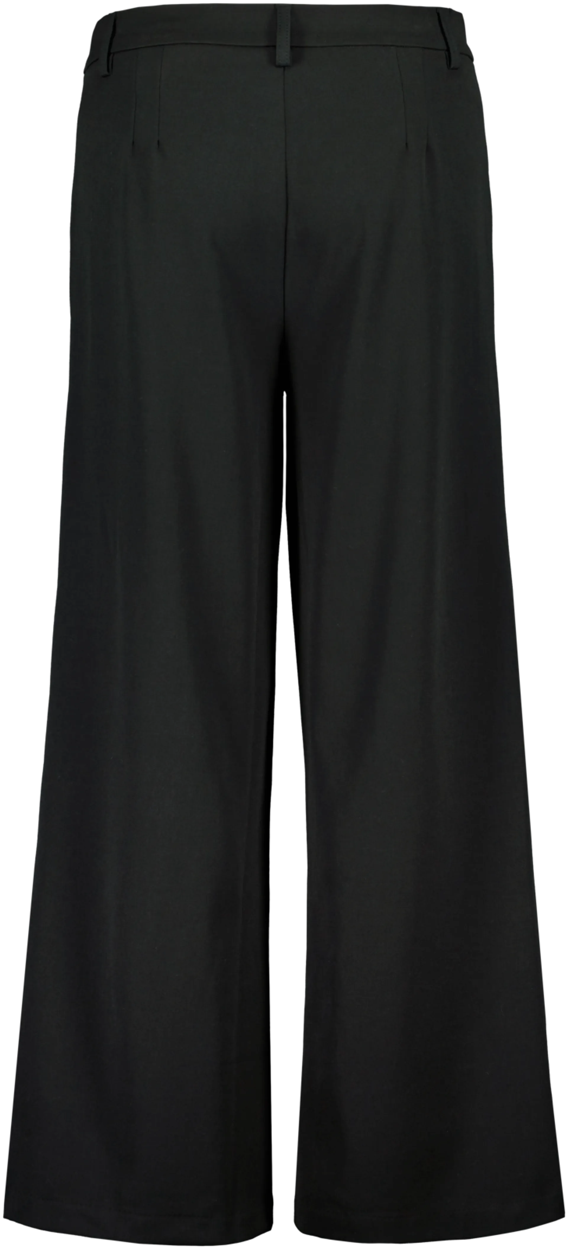 WKLY. naisten housut wide leg 222W301127 - BLACK - 2