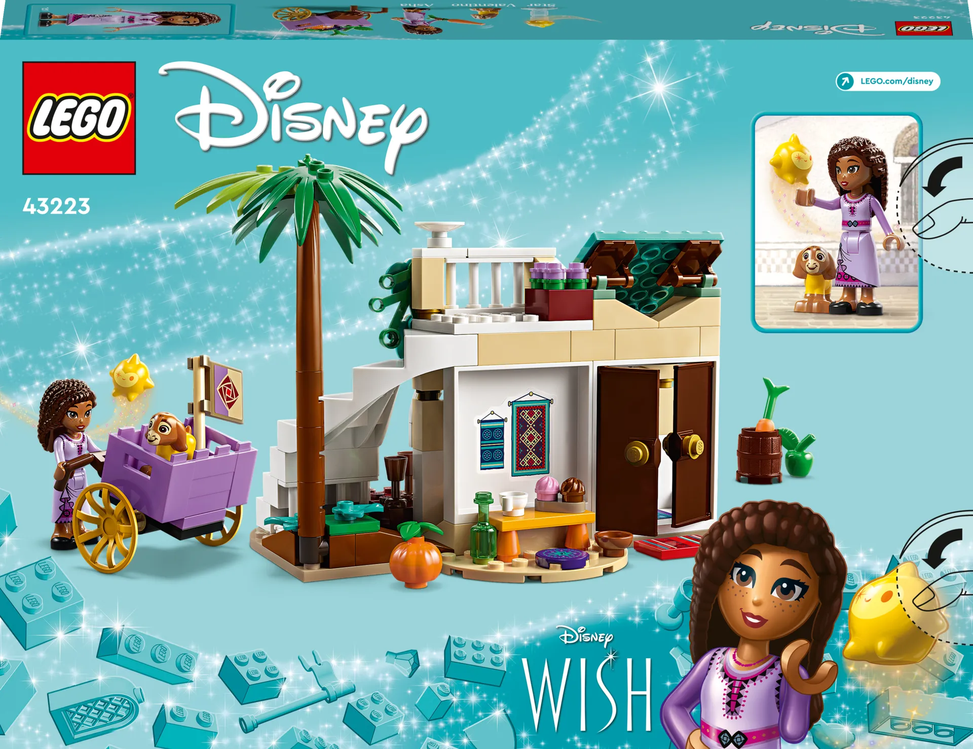 LEGO Disney Princess 43223 Asha Rosas-kaupungissa - 2