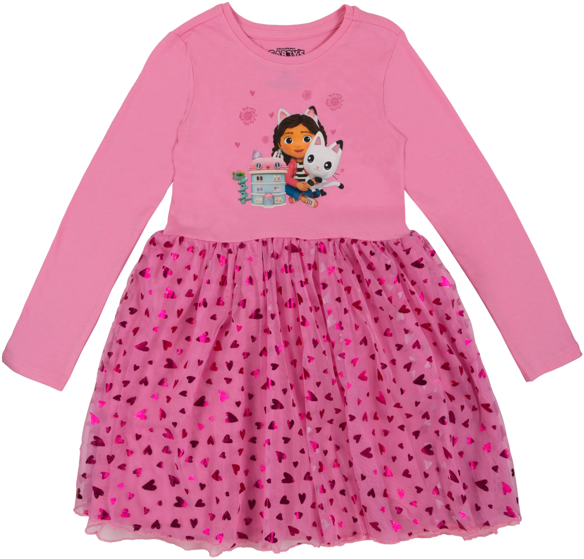 Gabby's Dollhouse lasten tyllimekko GDQ30002 - pink - 1