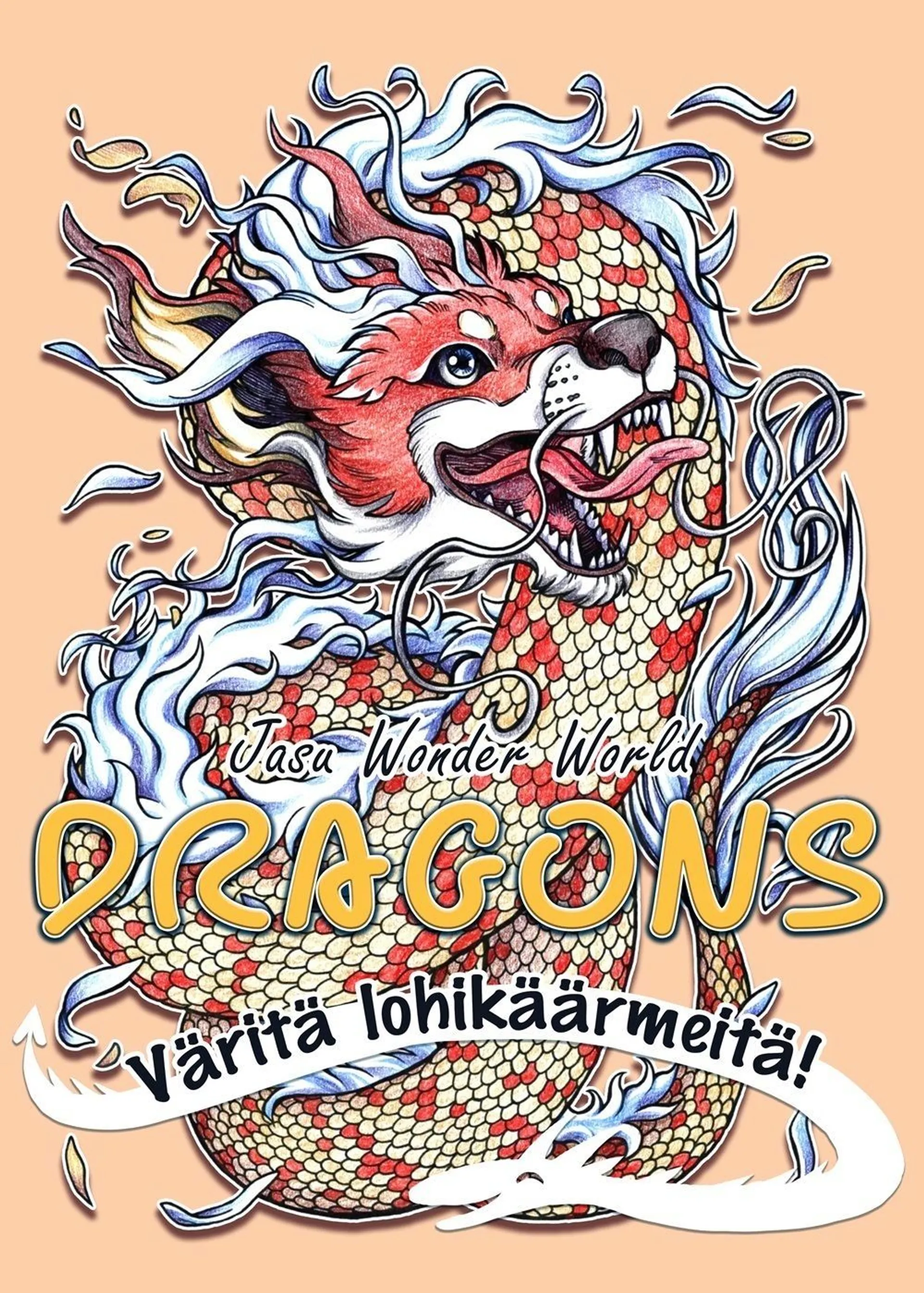 DRAGONS - Väritä lohikäärmeitä! - Lohikäärmevärityskirja