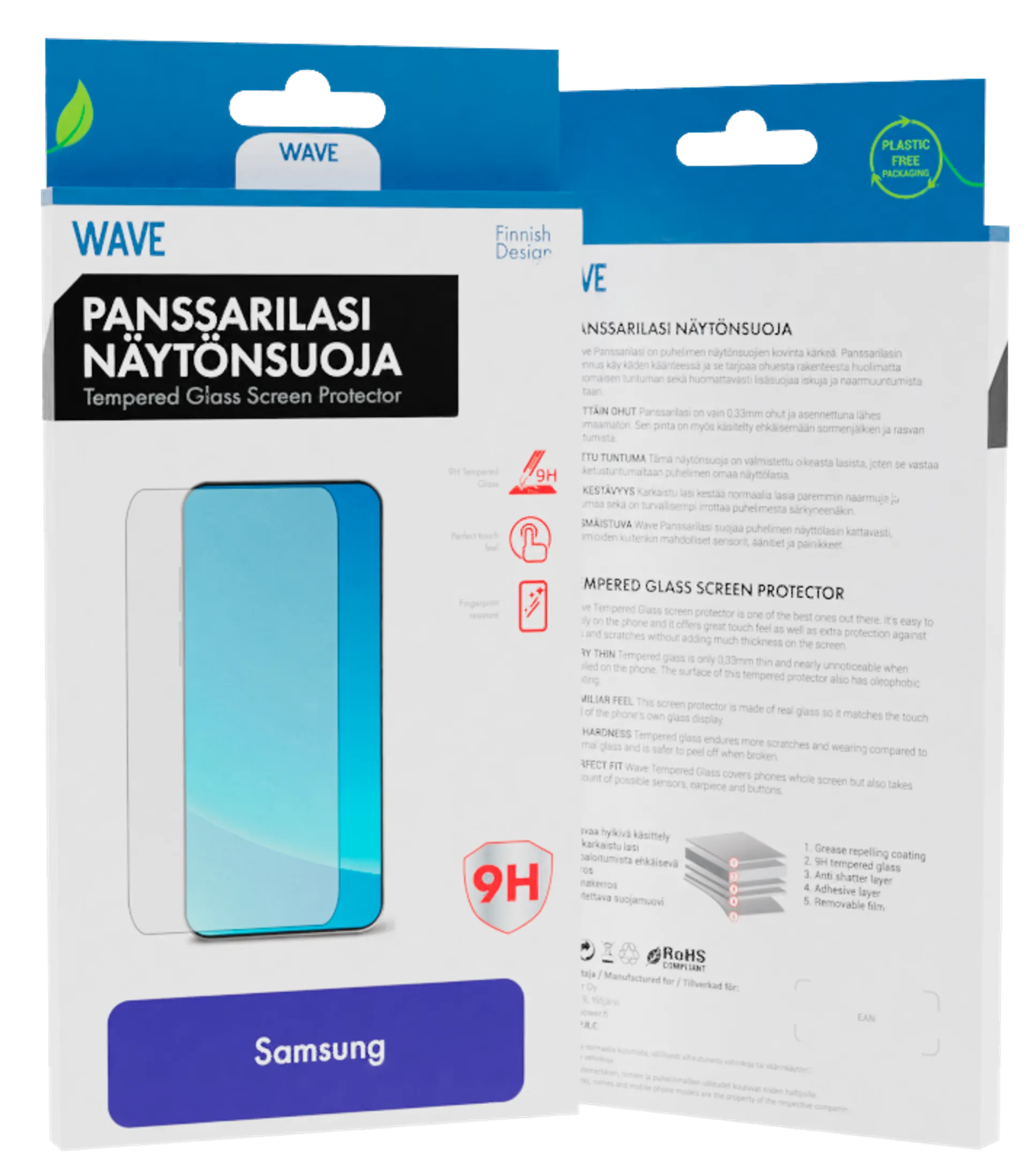 Wave Panssarilasi, Suora, Samsung Galaxy Xcover 4 / Samsung Galaxy Xcover 4s