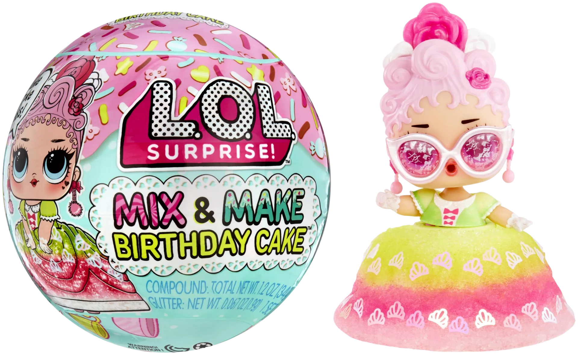 L.O.L. yllätysnukke Birthday Cake, erilaisia - 1