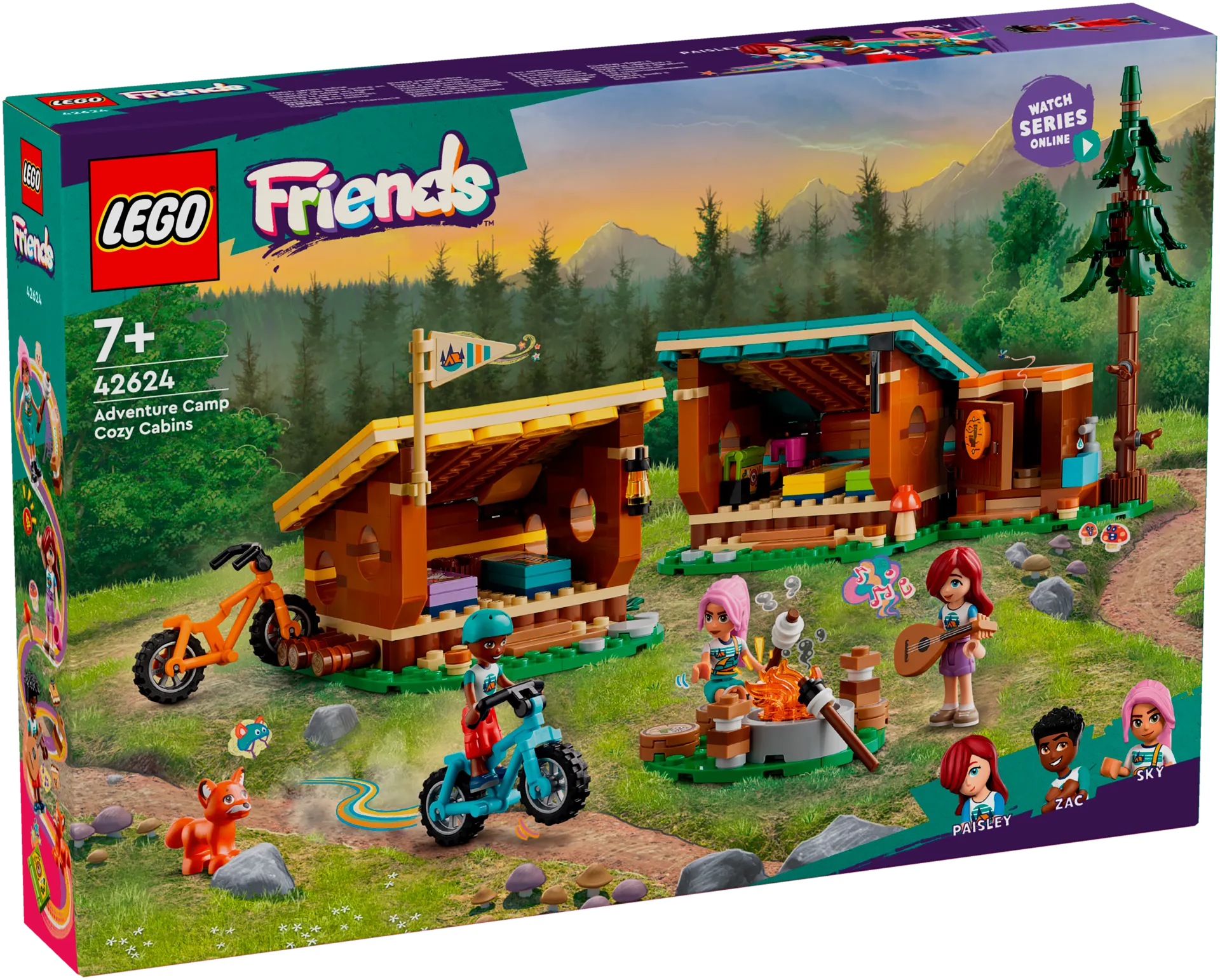 LEGO Friends 42624 Seikkailuleirin mukavat laavut - 2