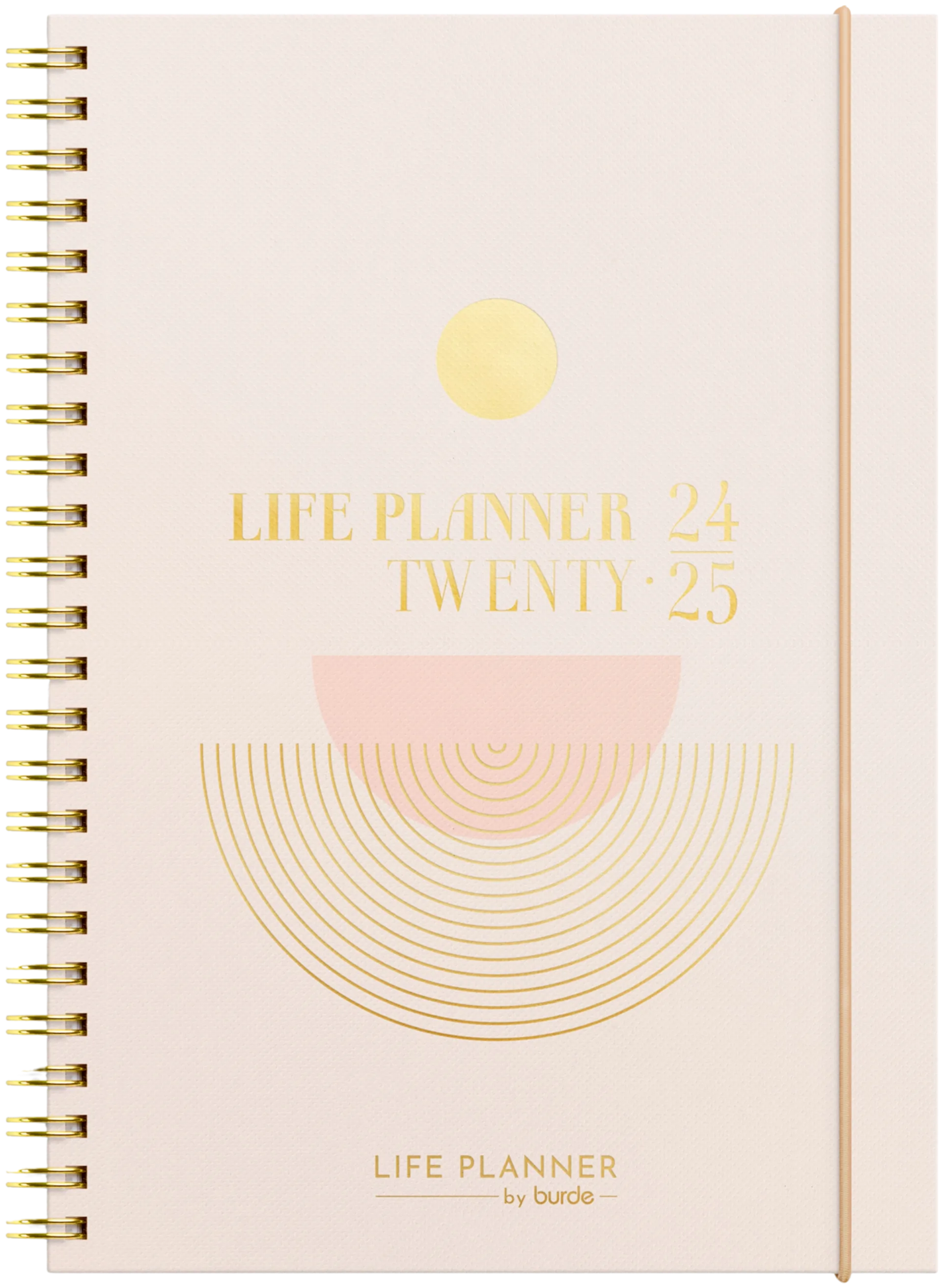 Burde koulukalenteri 24/25 Life Planner Pink - 1