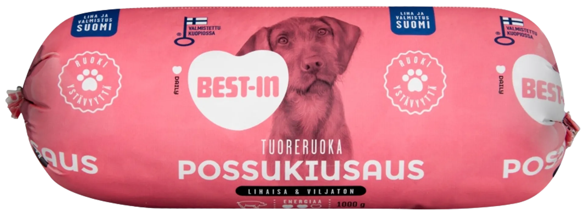Best-In Possukiusaus Koiran Tuoreruoka 1000g