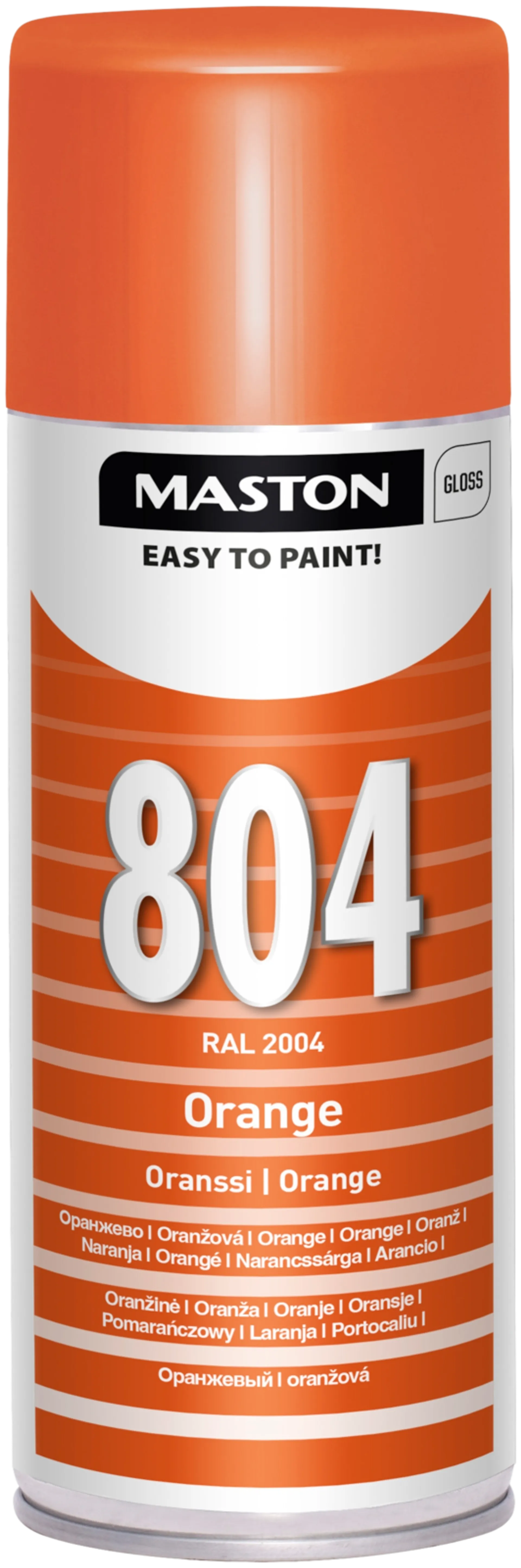 Maston spraymaali oranssi 804 400ml RAL 2004