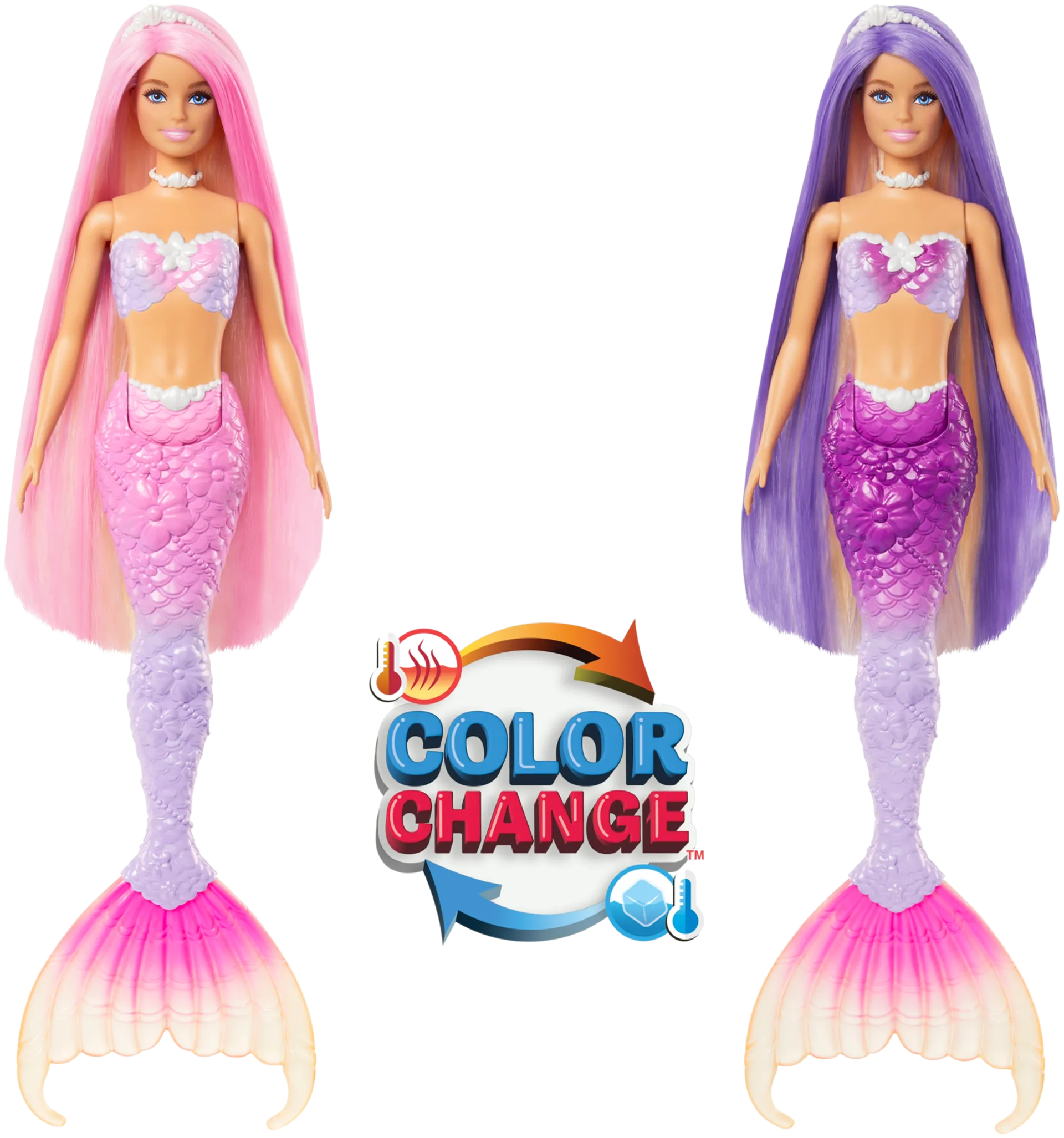 Barbie Feature Mermaid väriävaihtava merenneitonukke - 4