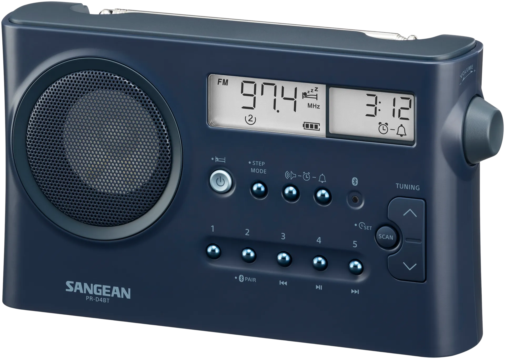 Sangean radio PR-D4BT tummansininen - 3