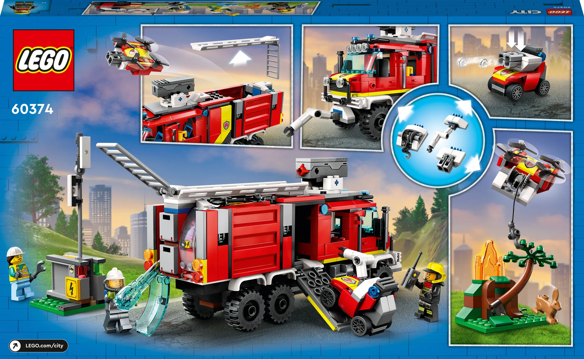 LEGO® City 60374 Palokunnan johtoauto - 2