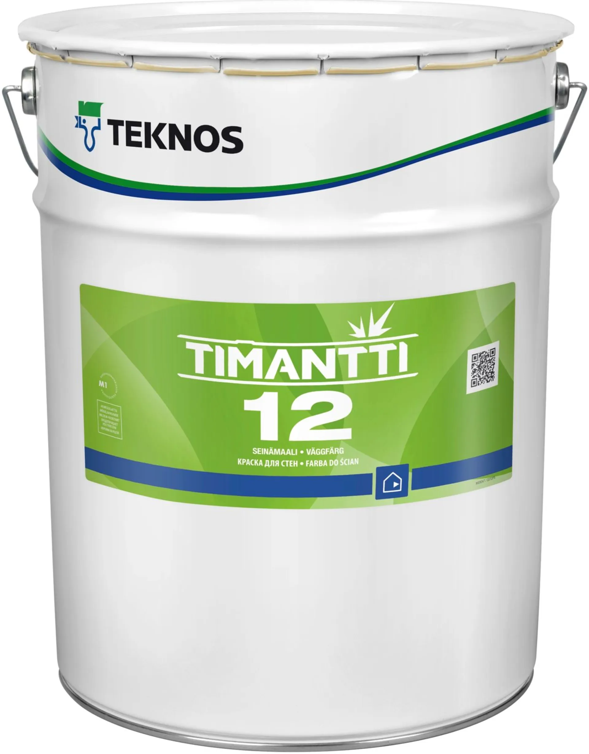 Teknos Timantti 12 seinämaali 18l PM1 valkoinen