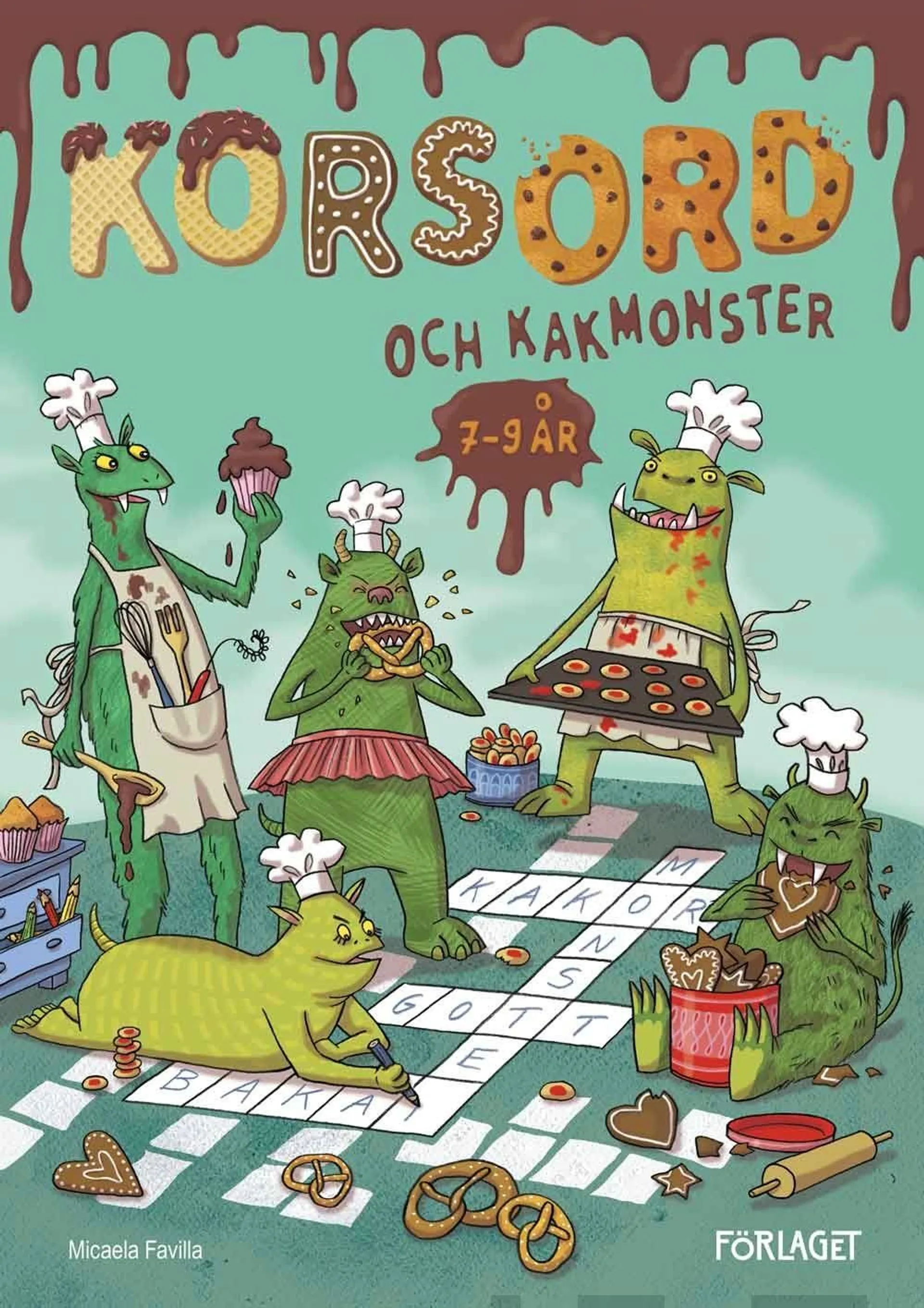 Favilla, Korsord och kakmonster