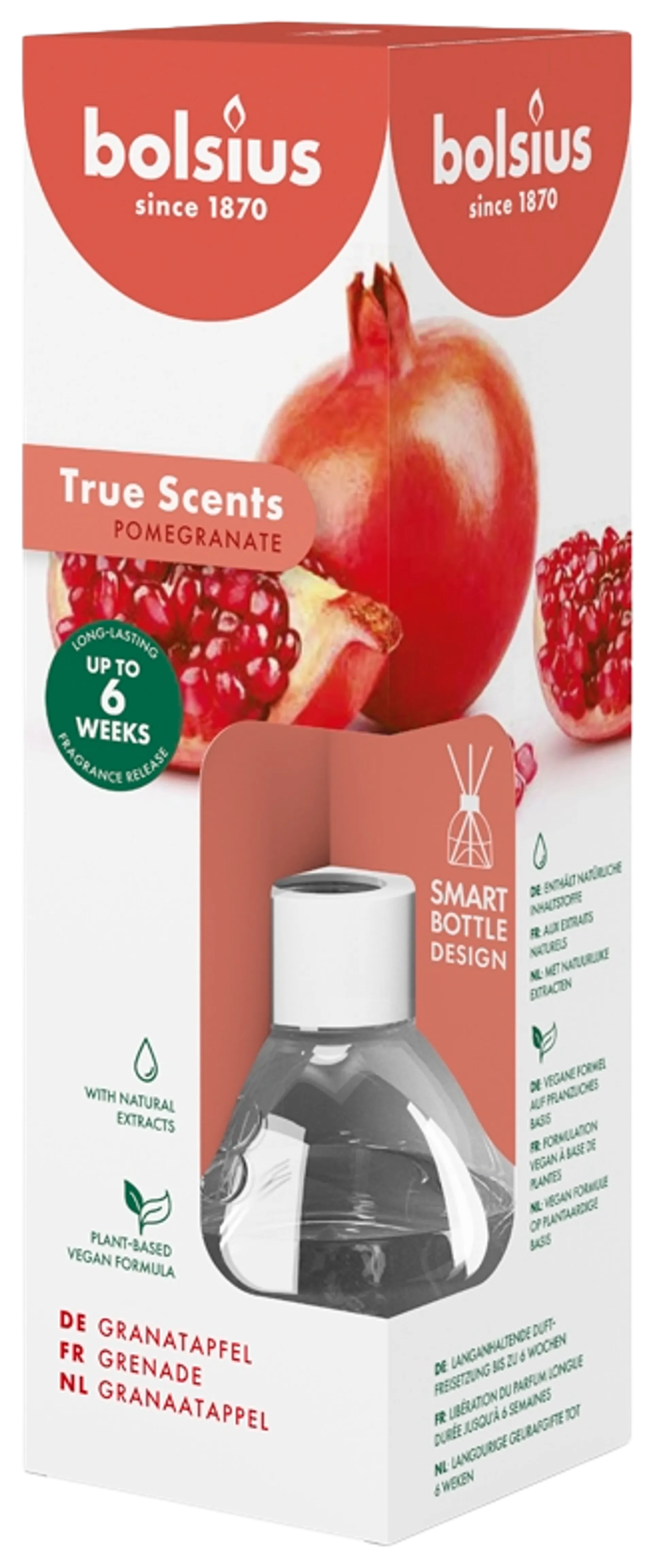 Bolsius True Scents – huonetuoksu – Granaattiomena – 60 ml - 1