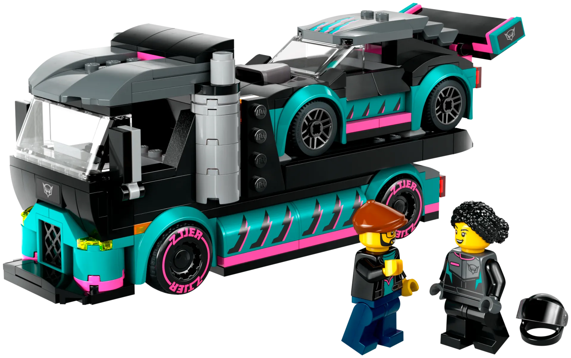 LEGO City Great Vehicles 60406 Kilpa-auto ja autonkuljetusauto - 4