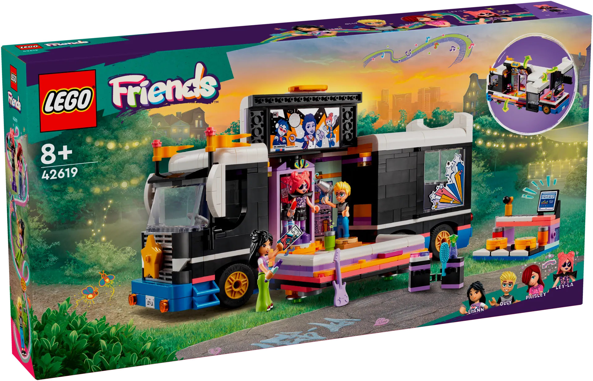LEGO Friends 42619 Poptähtien kiertuebussi - 2