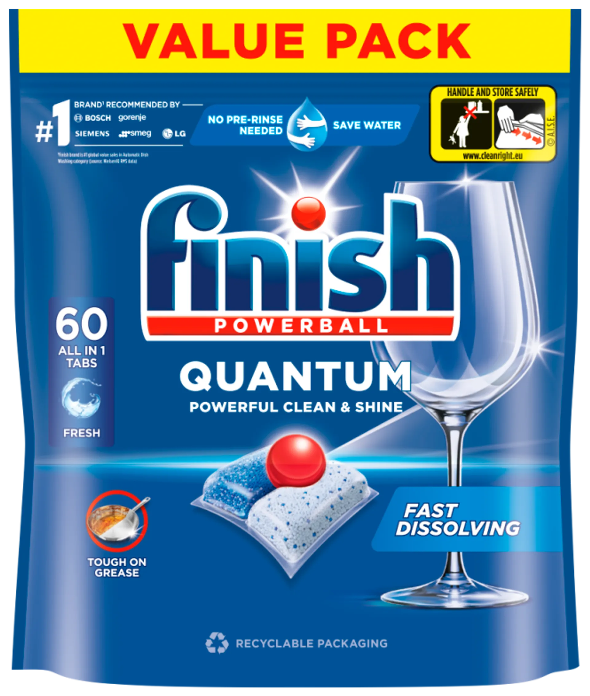 Finish Quantum All-in-1 konetiskitabletti 60kpl