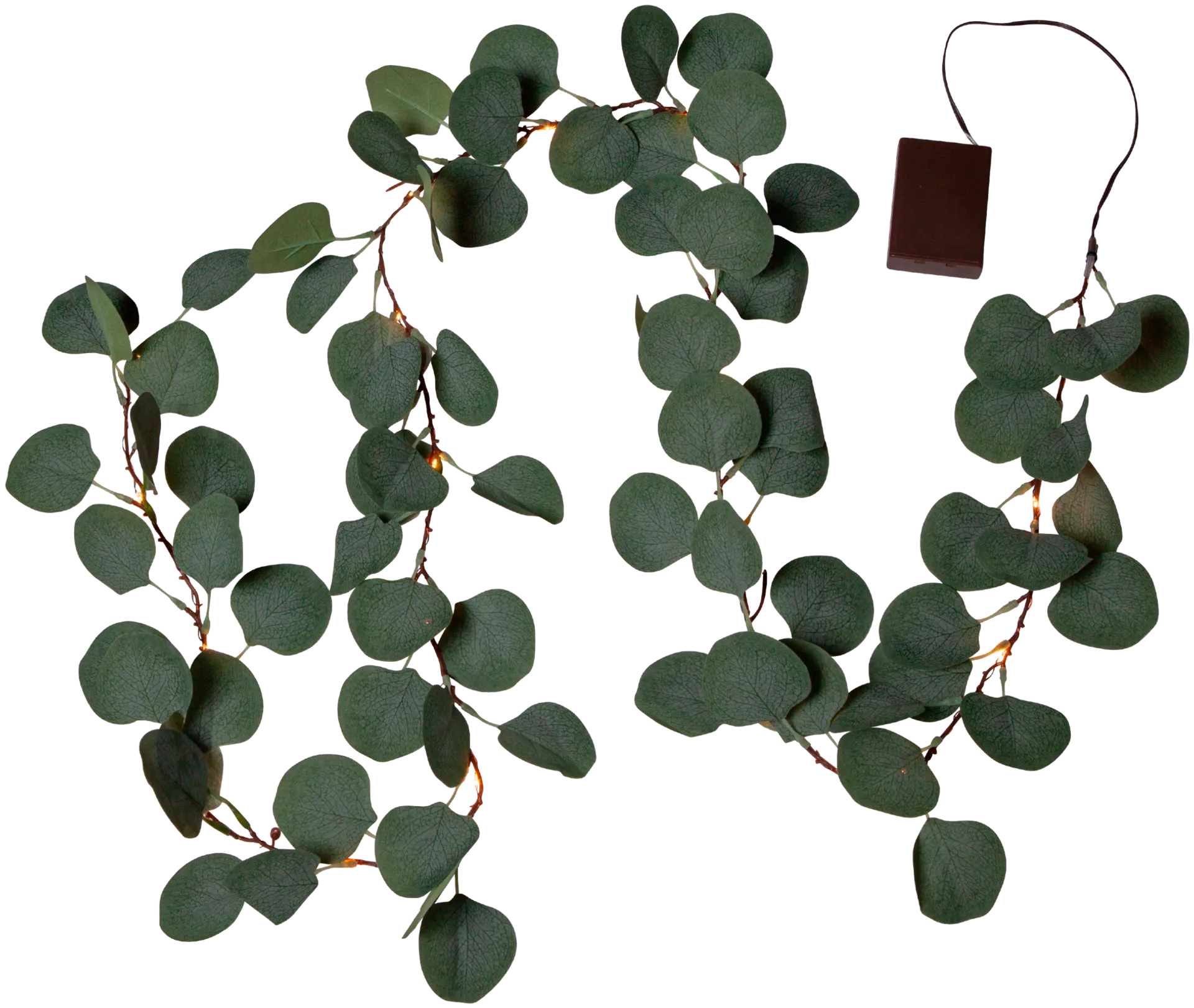 Star Trading koristenauha Eucalyptus led-valoilla (20x0,06W) pituus 180 cm vihreä 3xAA-paristo ei sisälly - 1