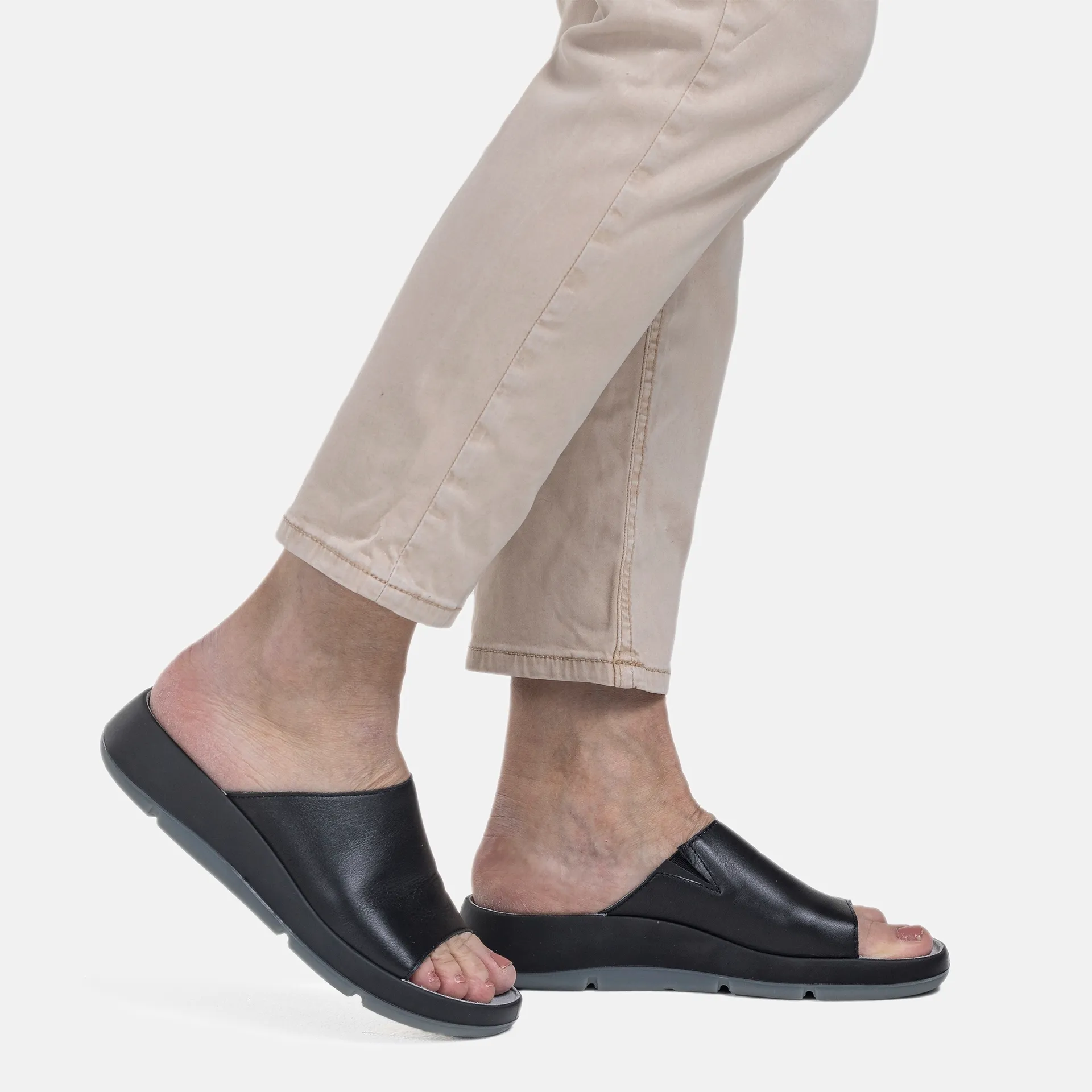 Pomar naisten sandaali Aavikko - BLACK - 5