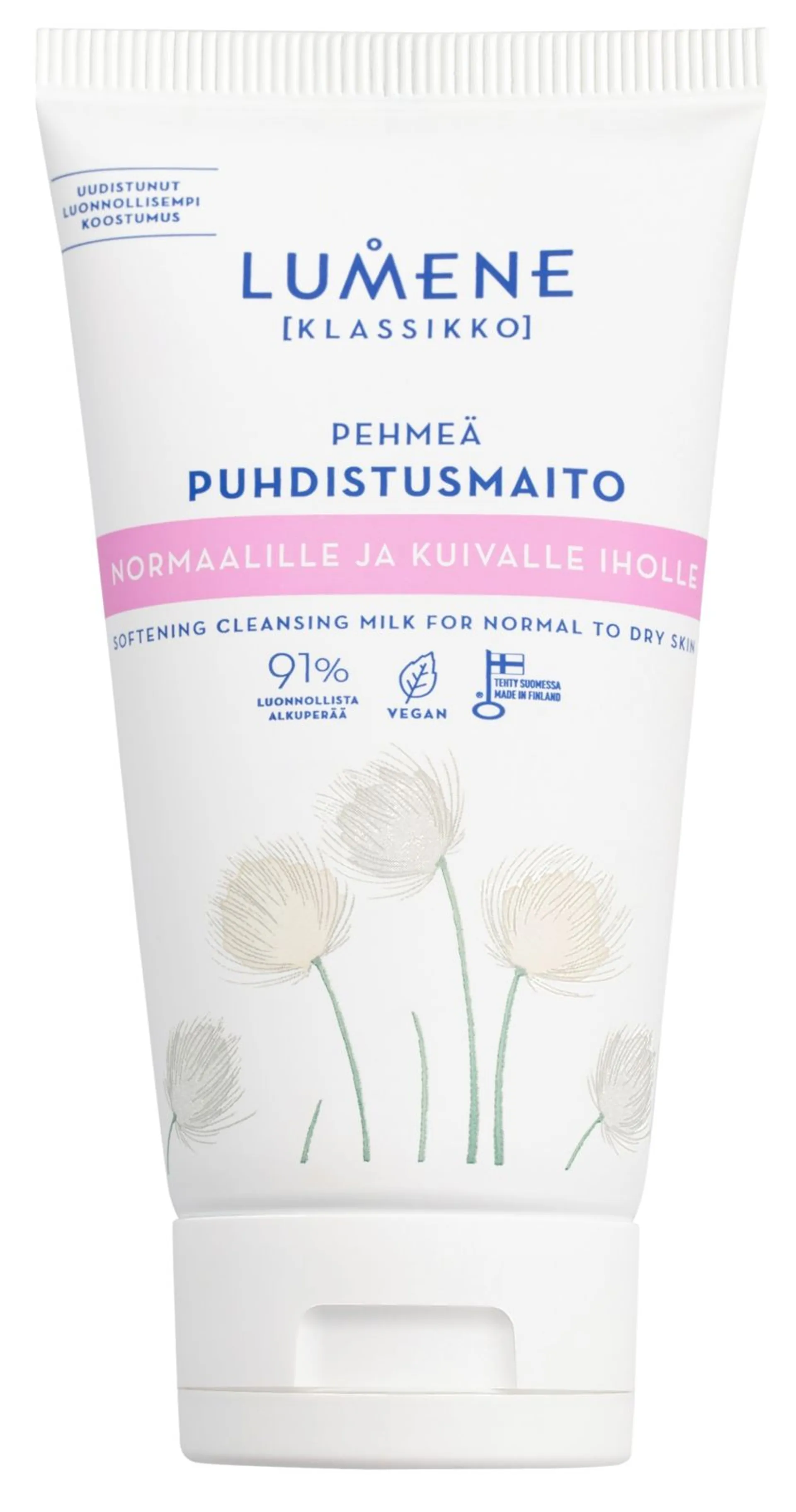 Lumene KLASSIKKO Pehmeä Puhdistusmaito 150ml