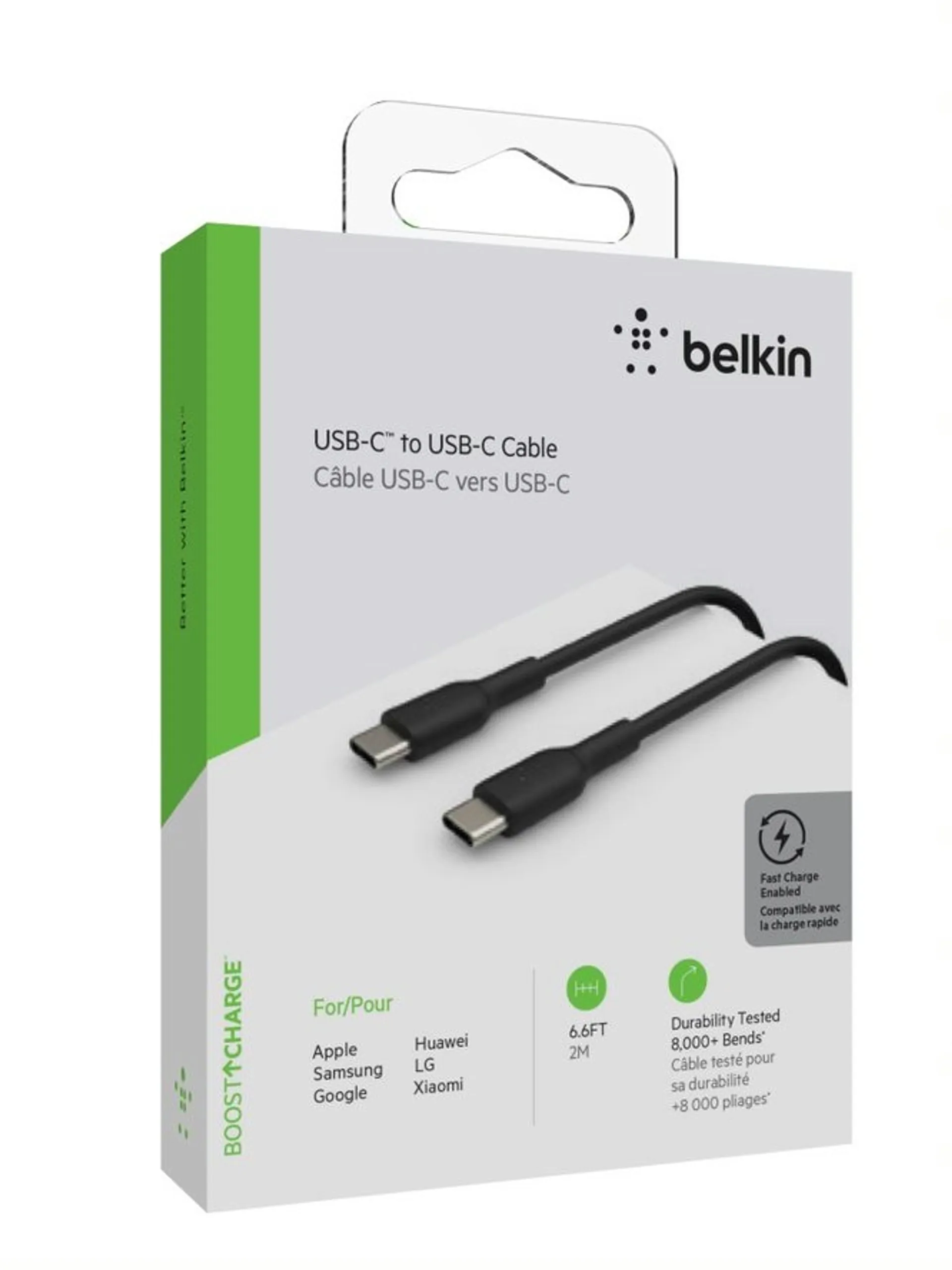 Belkin USB-C / USB-C kaapeli  2m, musta