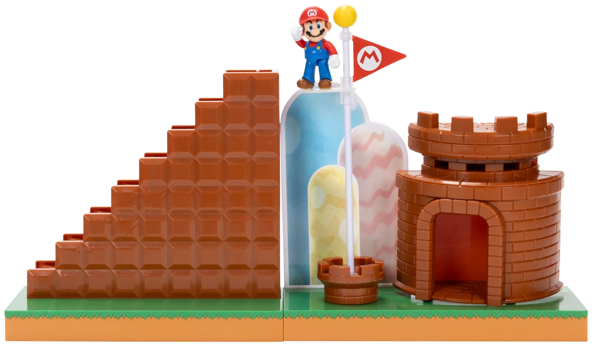 Nintendo leikkisetti Super Mario 2.5" Level End Playset - 8