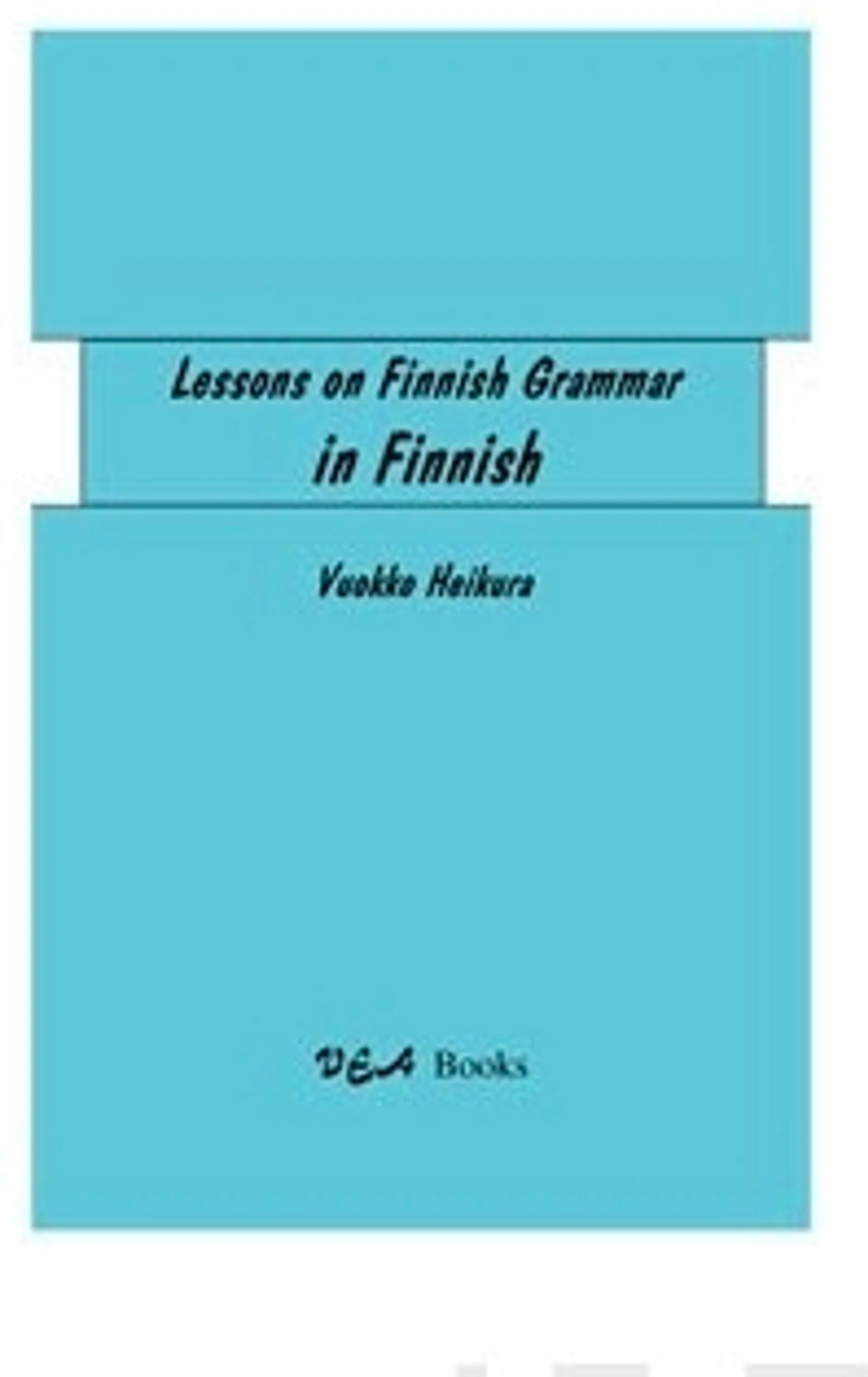 Lessons on Finnish grammar in Finnish