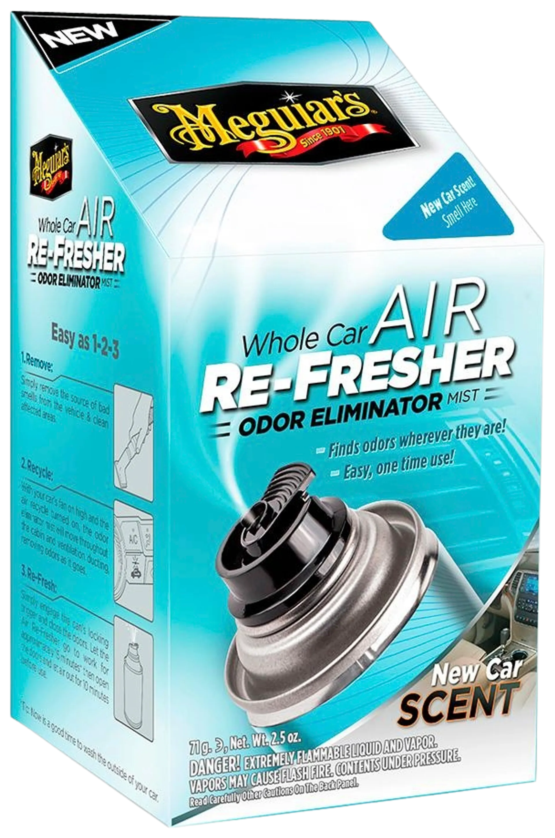 Meguiars whole car air re-fresher new car scent sisätilojen raikastin