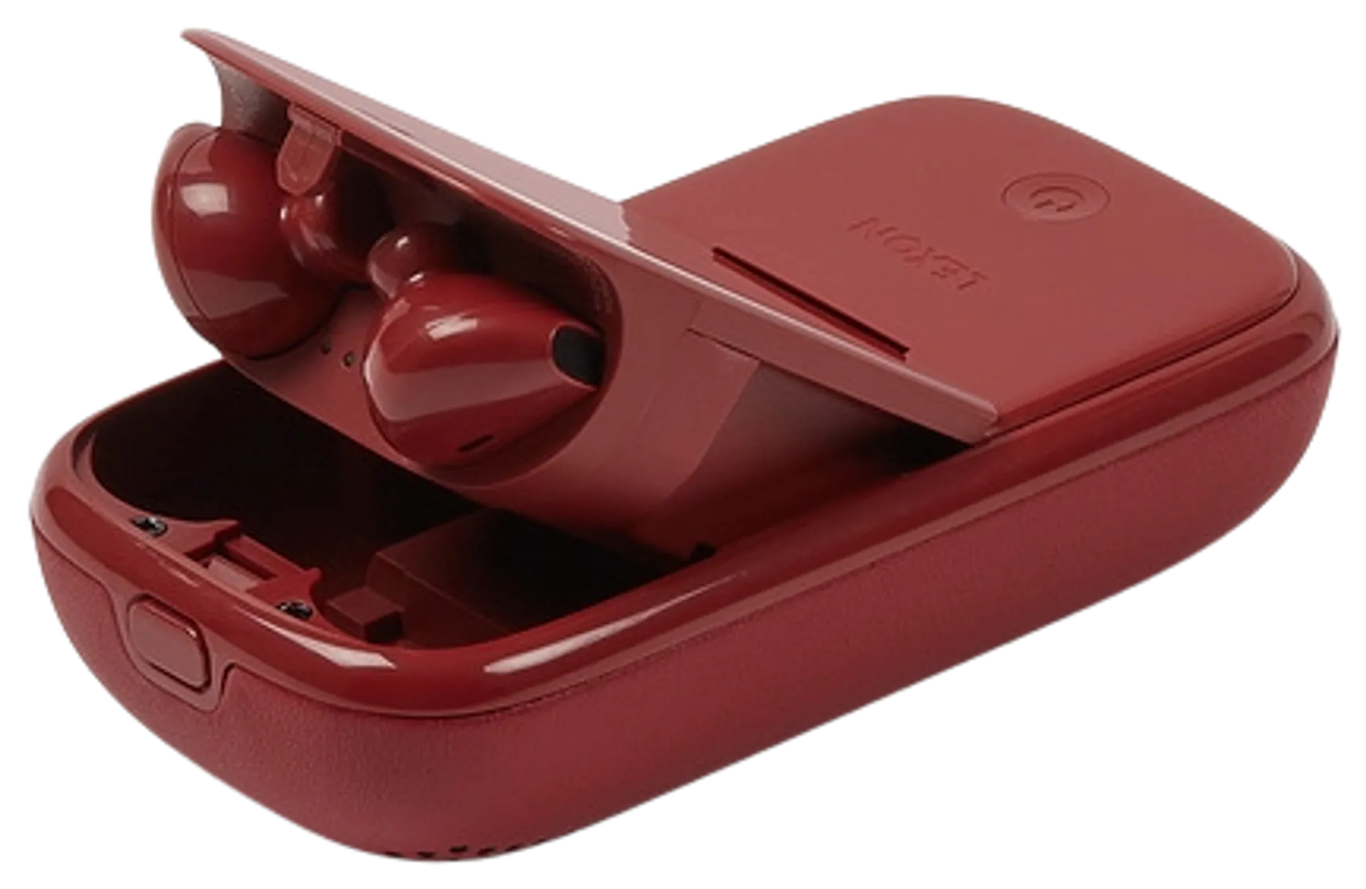 Bluetooth nappikuulokkeet ja kaiutin Speakerbuds punainen - 4