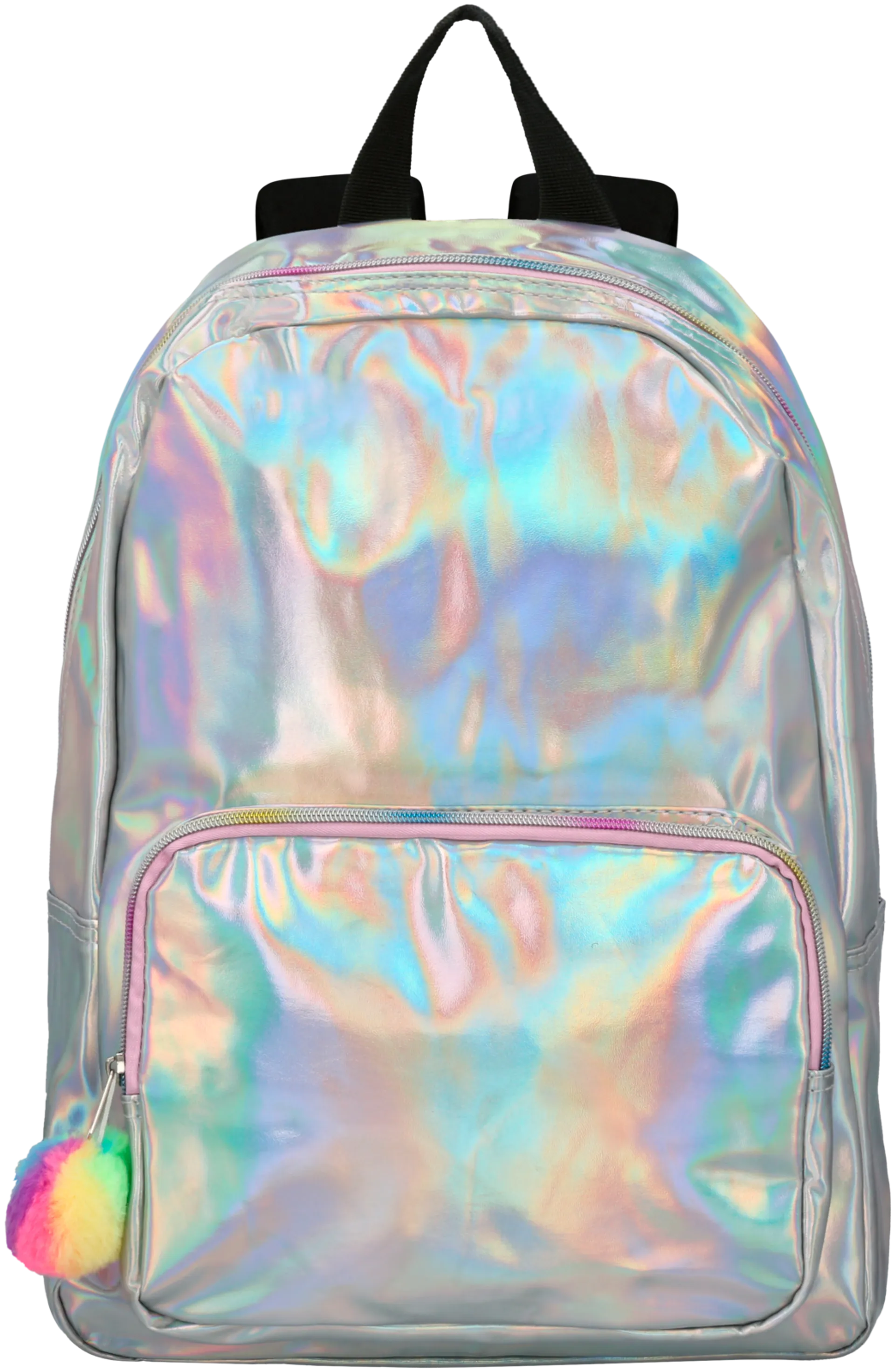 Reppu Silver Matt Metallic Rainbow etutaskulla - 1