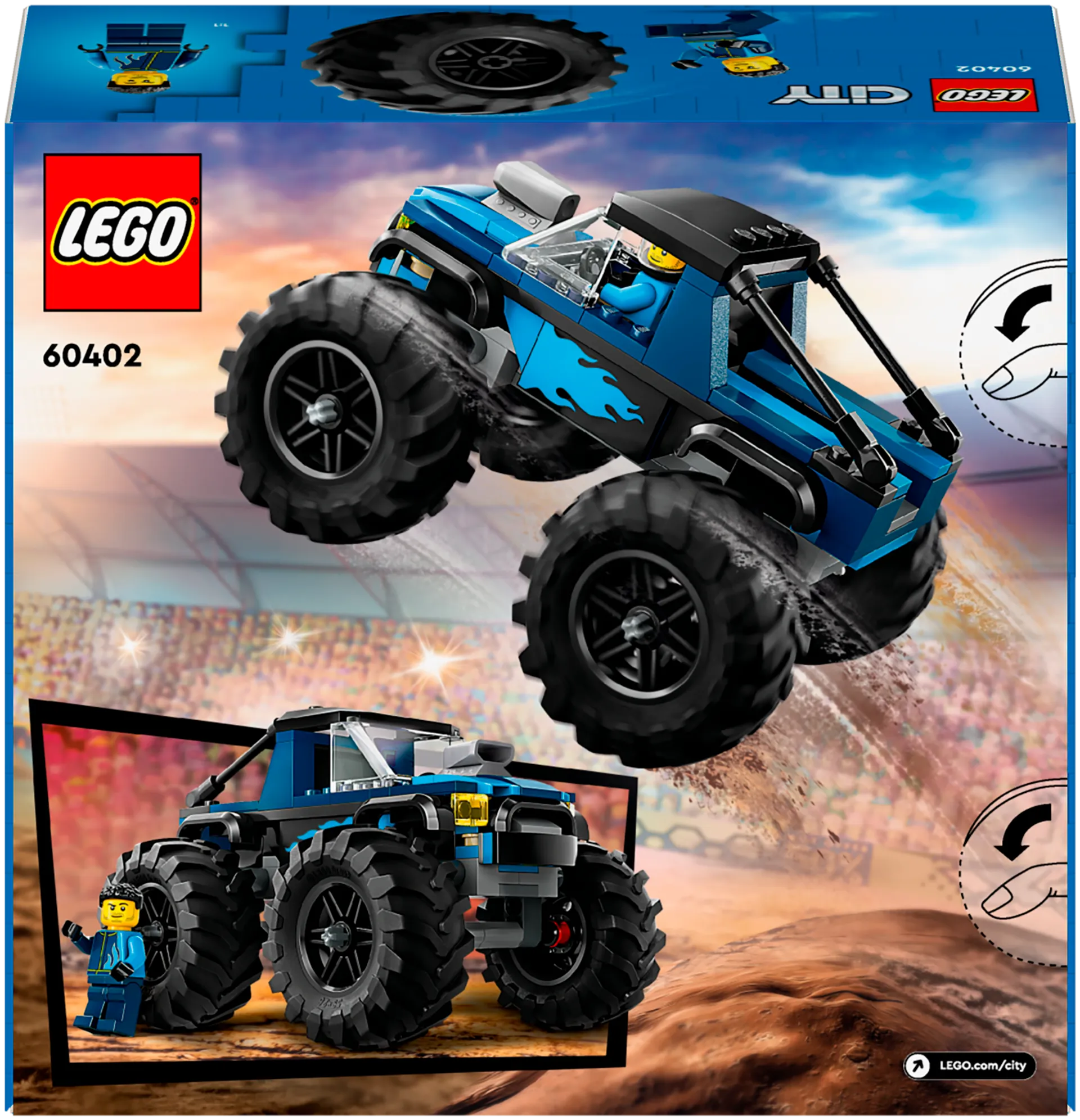 LEGO City Great Vehicles 60402 Sininen monsteriauto - 3