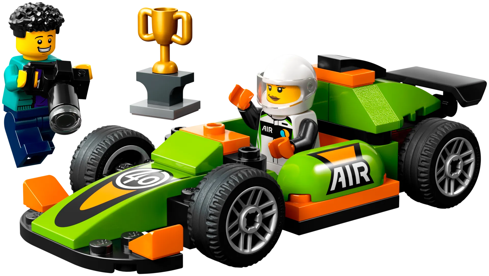 LEGO City Great Vehicles 60399 Vihreä kilpa-auto - 4