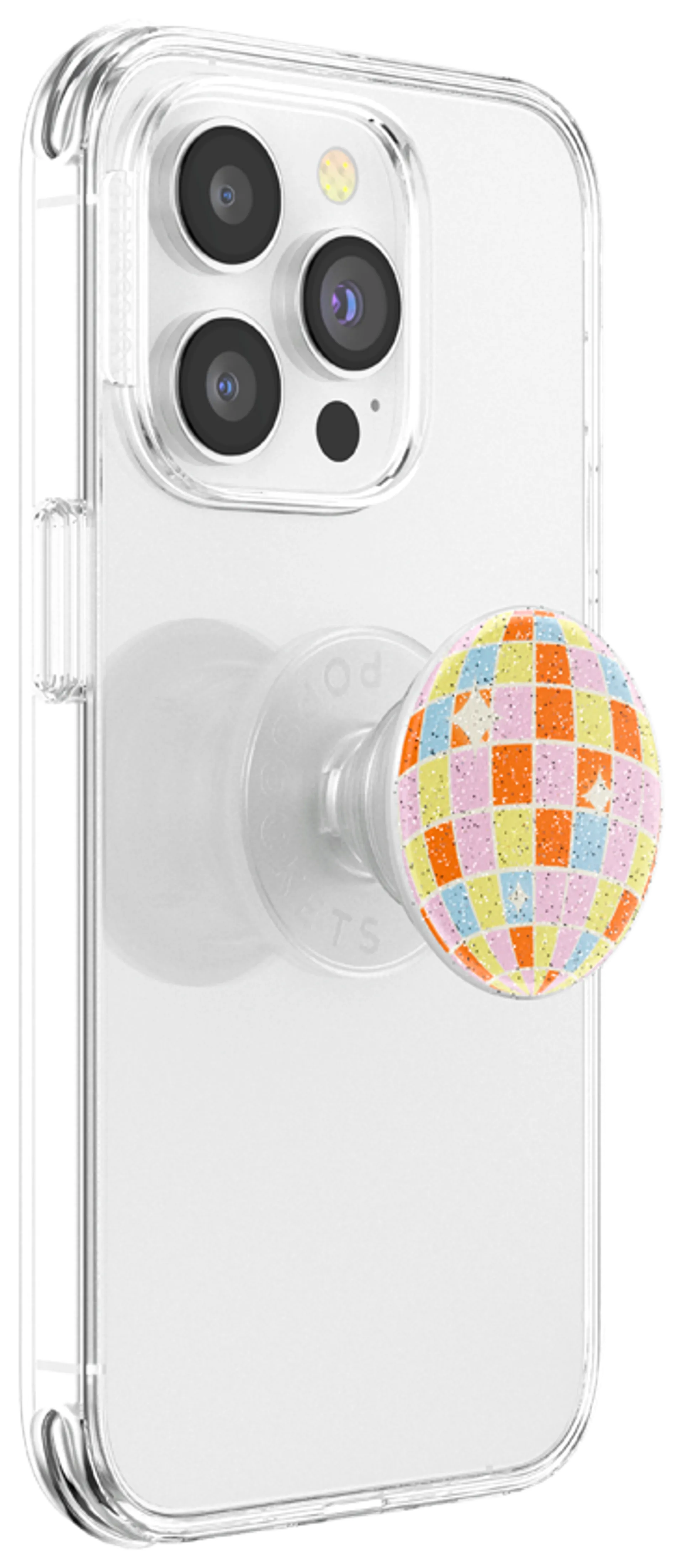 Popsockets puhelinpidike PopGrip Glitter Retro Disco - 6