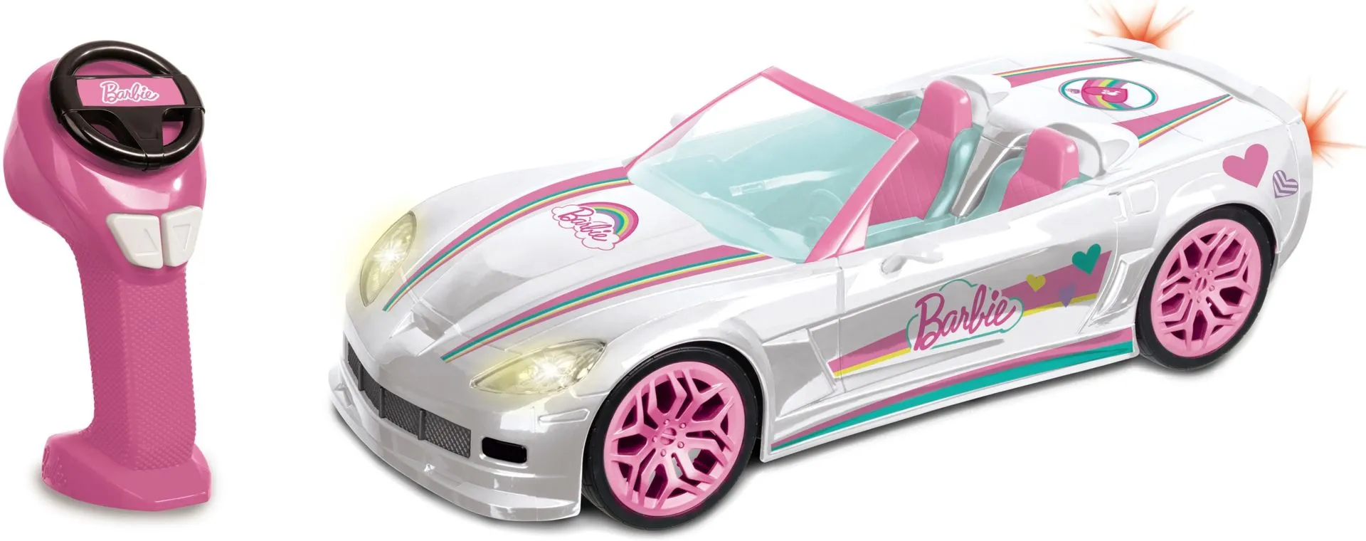 Barbie R/C Avoauto Valkoinen - 1