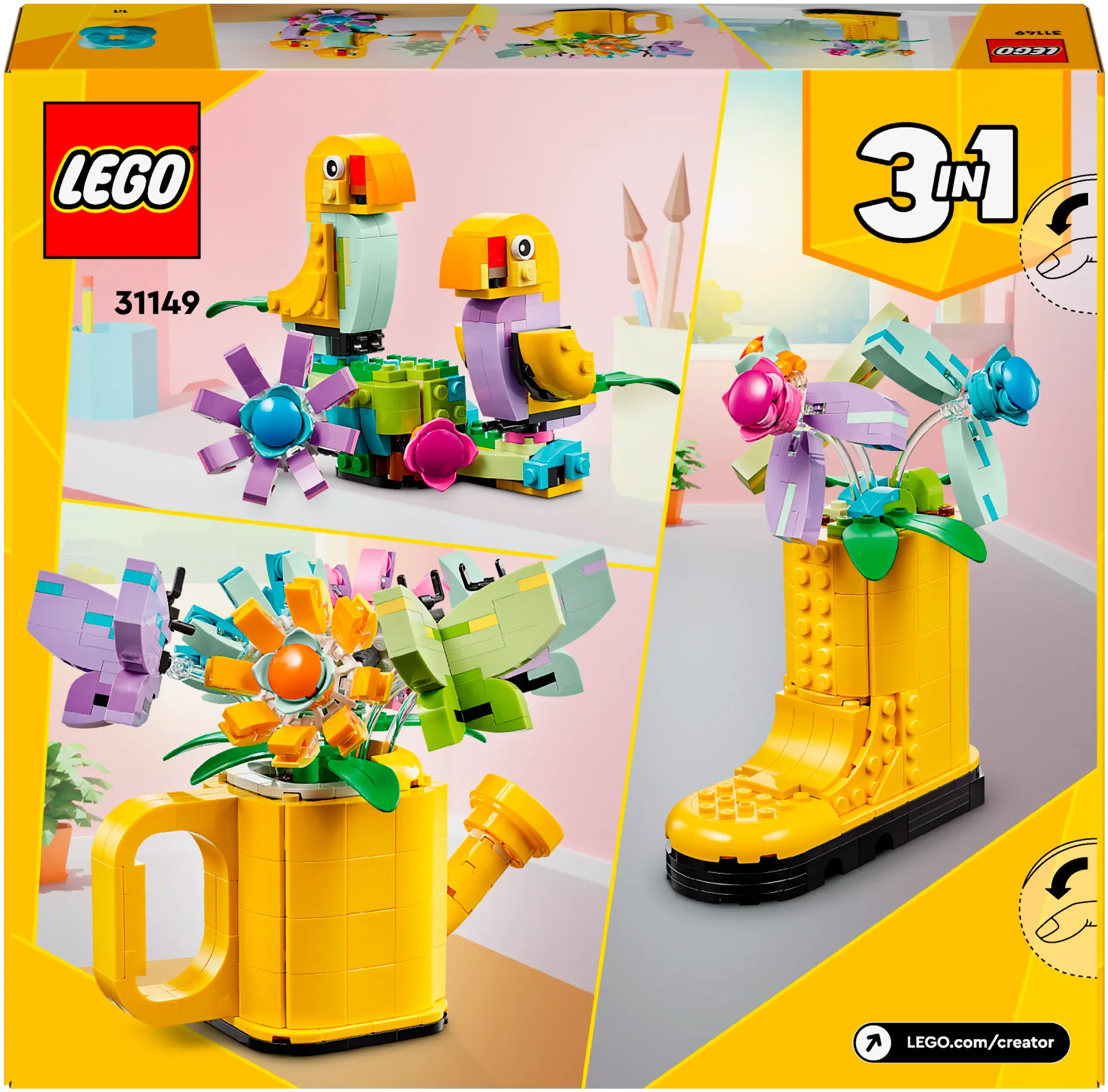 LEGO Creator 31149 Kukkia kastelukannussa - 3