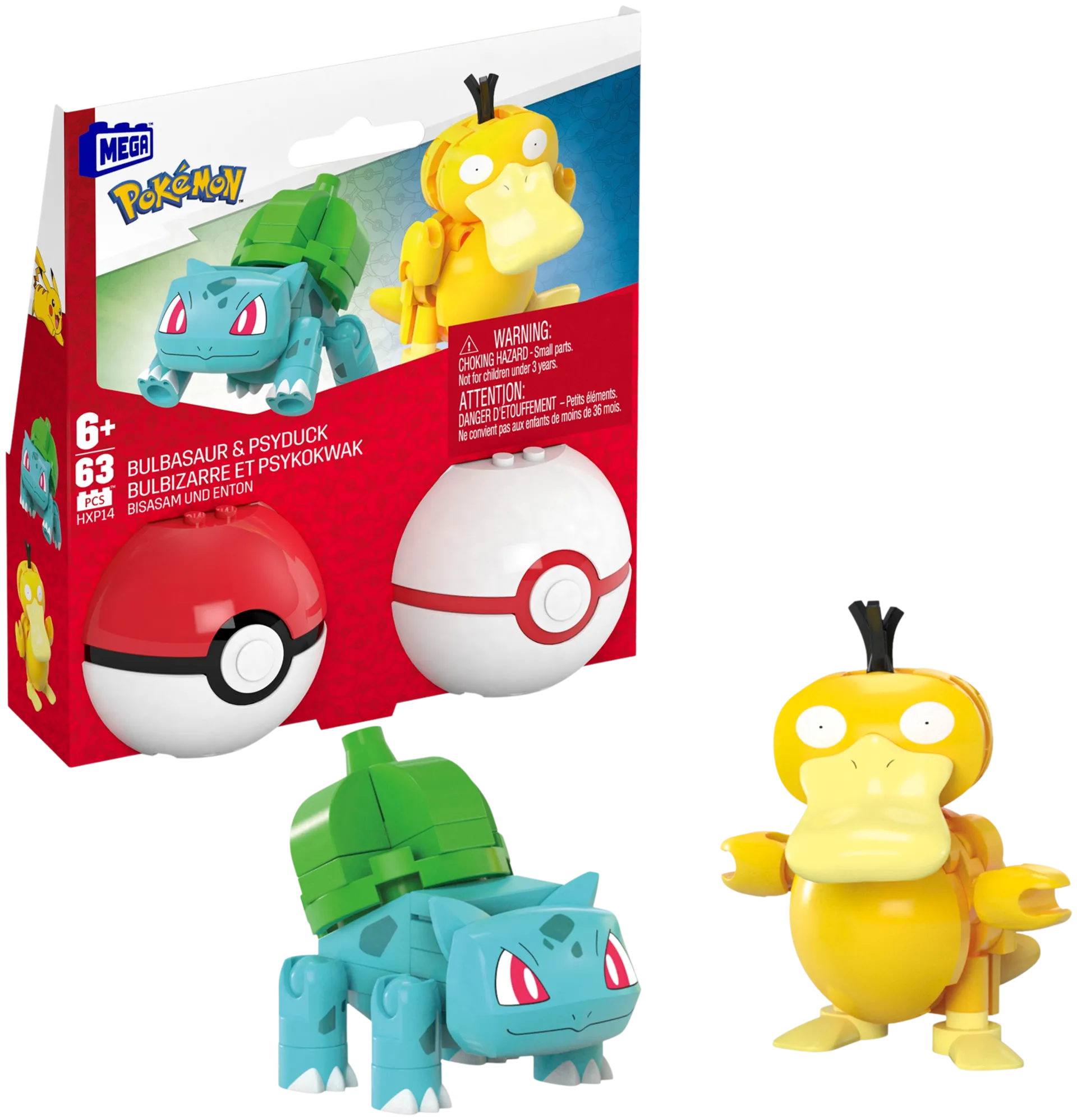 MEGA Pokémon Poké Ball Collection 2-pack -rakennussetti - 2