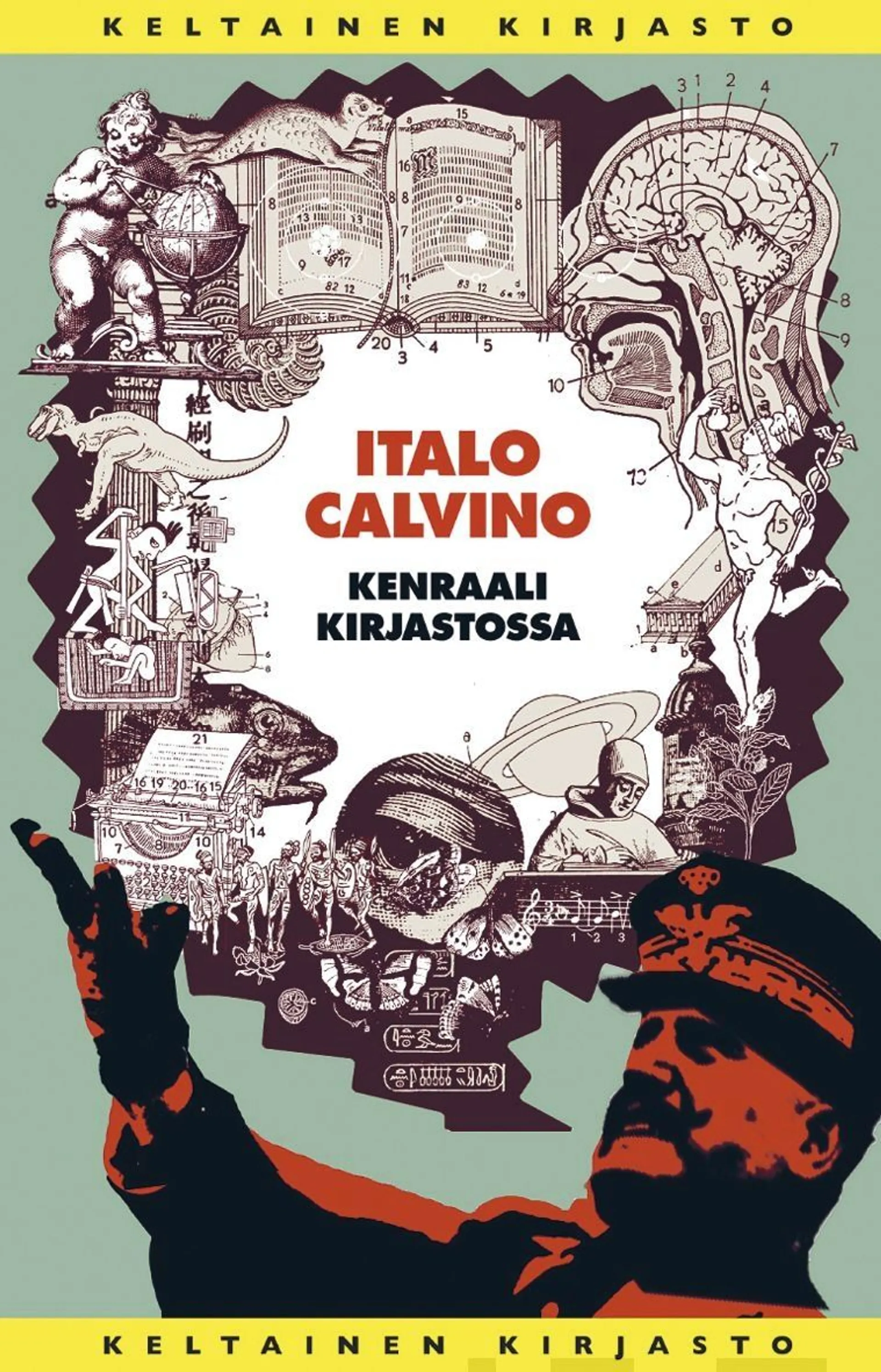 Calvino, Kenraali kirjastossa