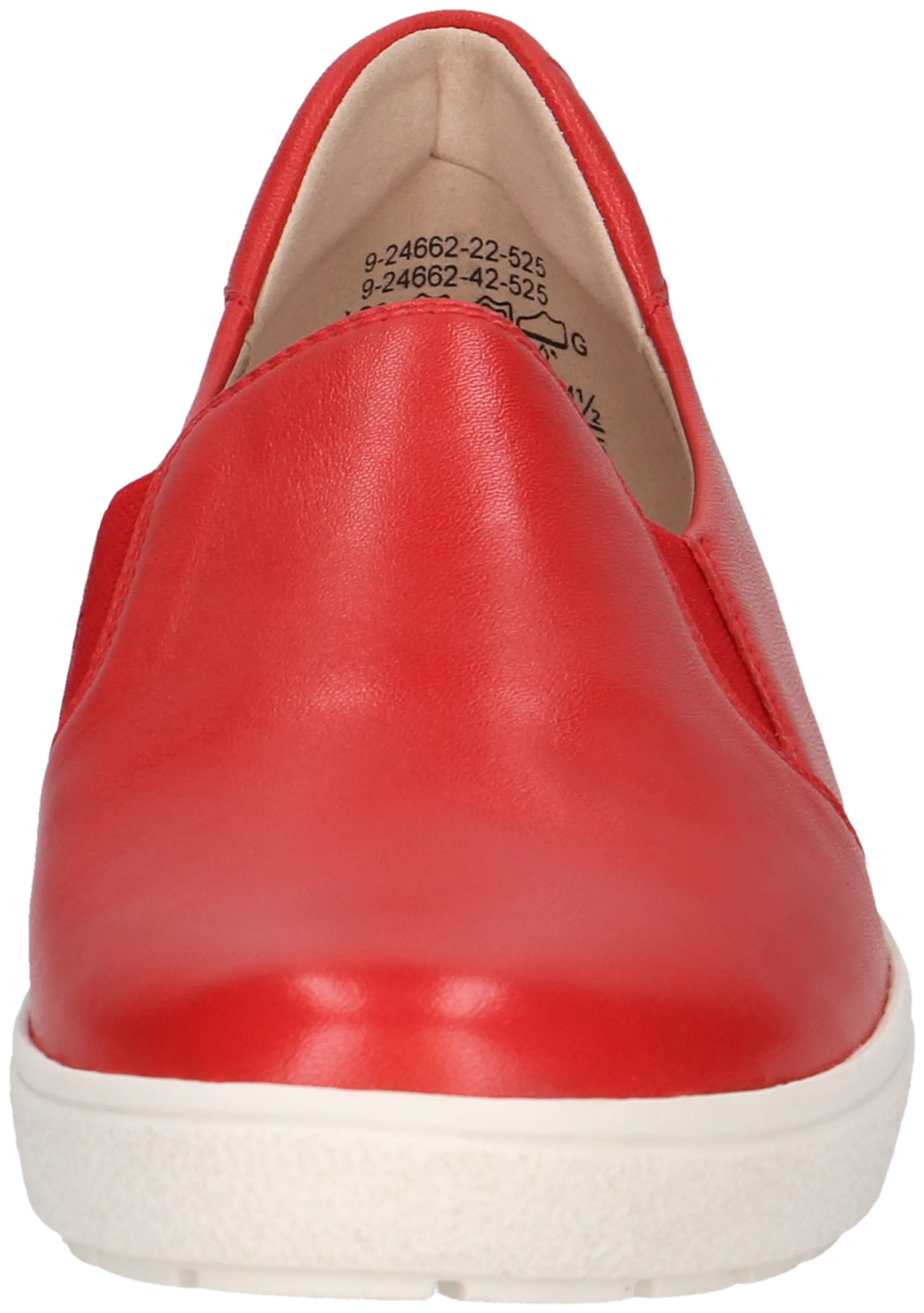 Caprice naisten loafer - Red softnappa - 2