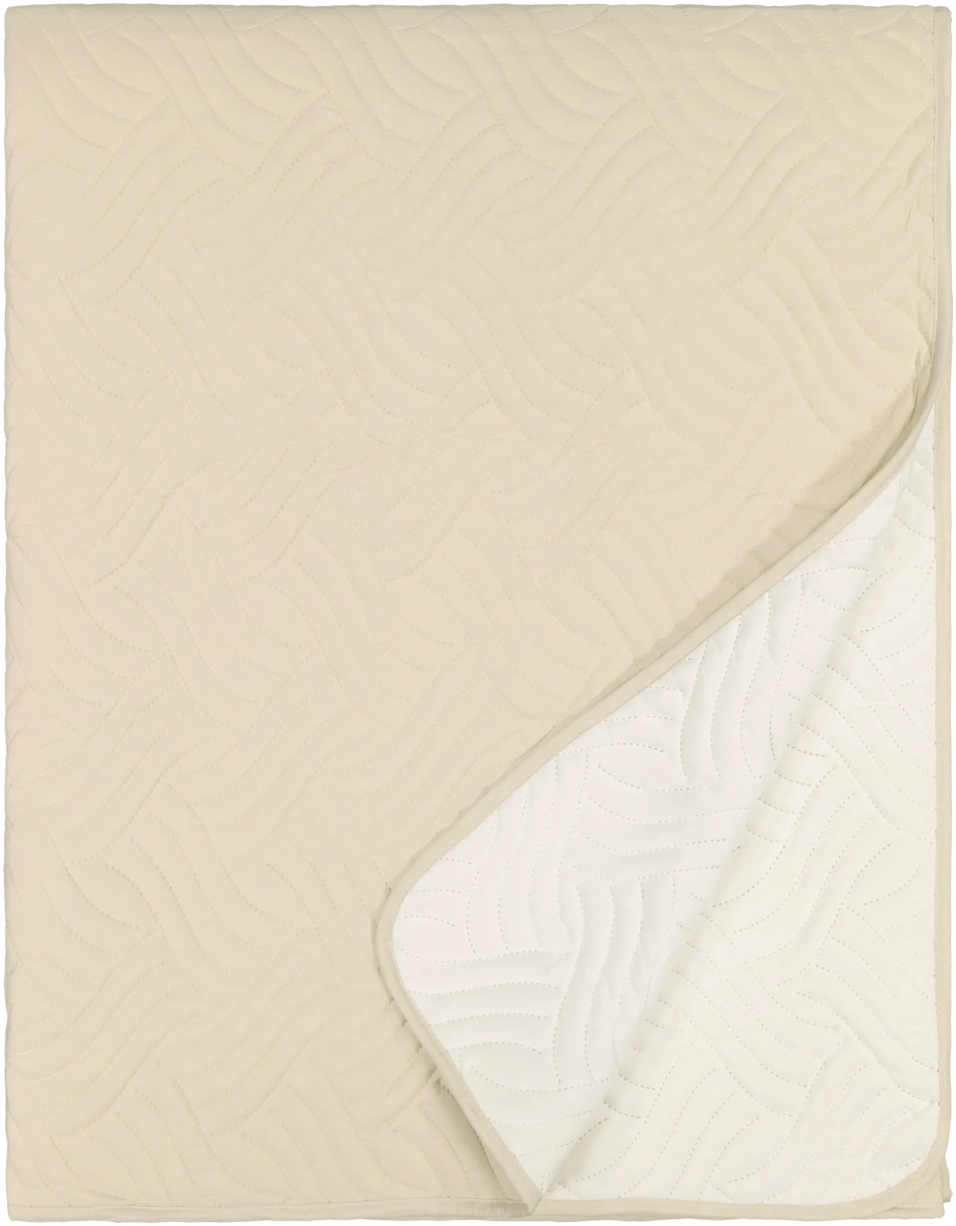 House päiväpeitto Sonic 260x260 cm, beige/luonnonvalkoinen - 1