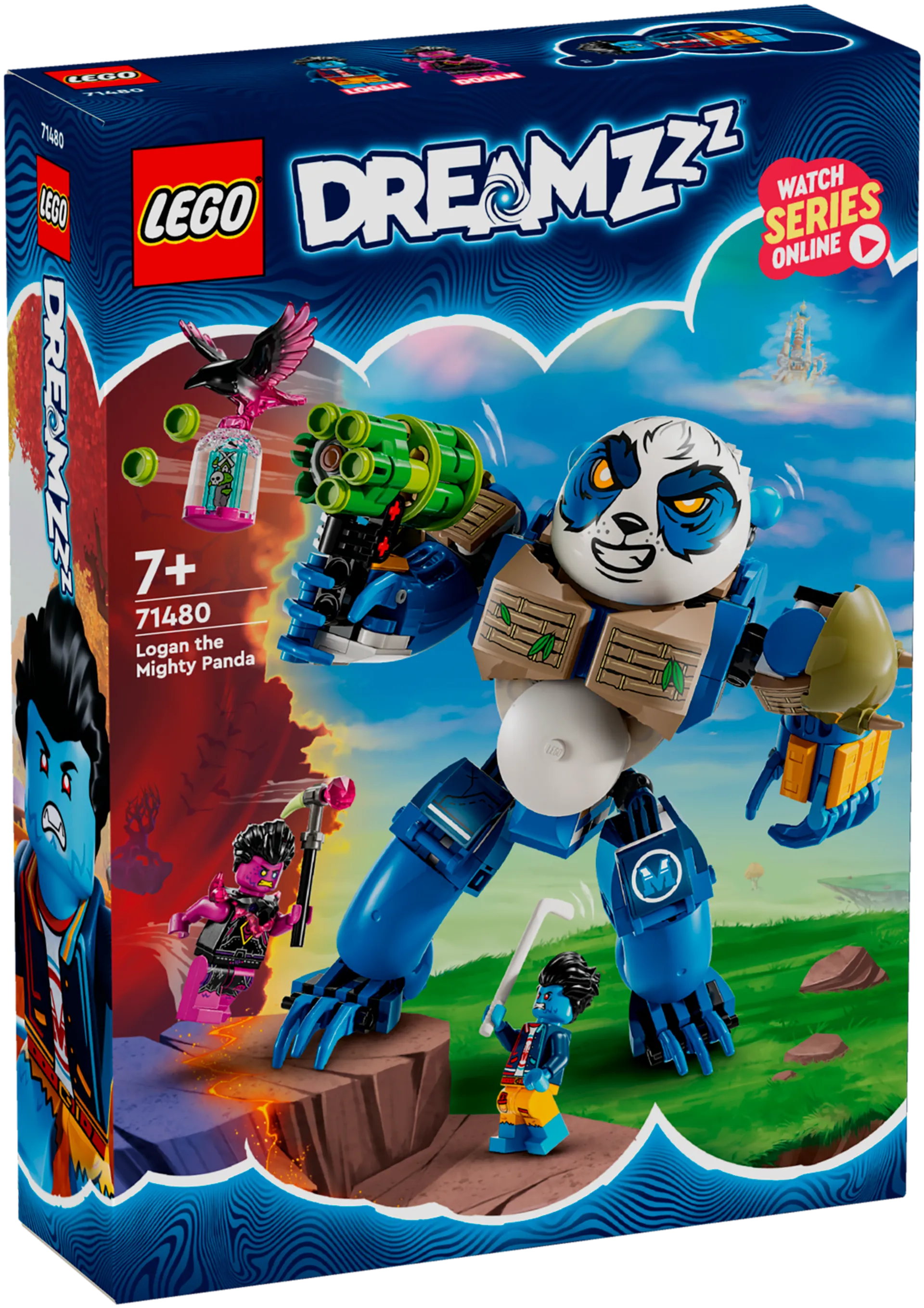 LEGO® DREAMZzz™ 71480- Mahtava Logan-panda - 2