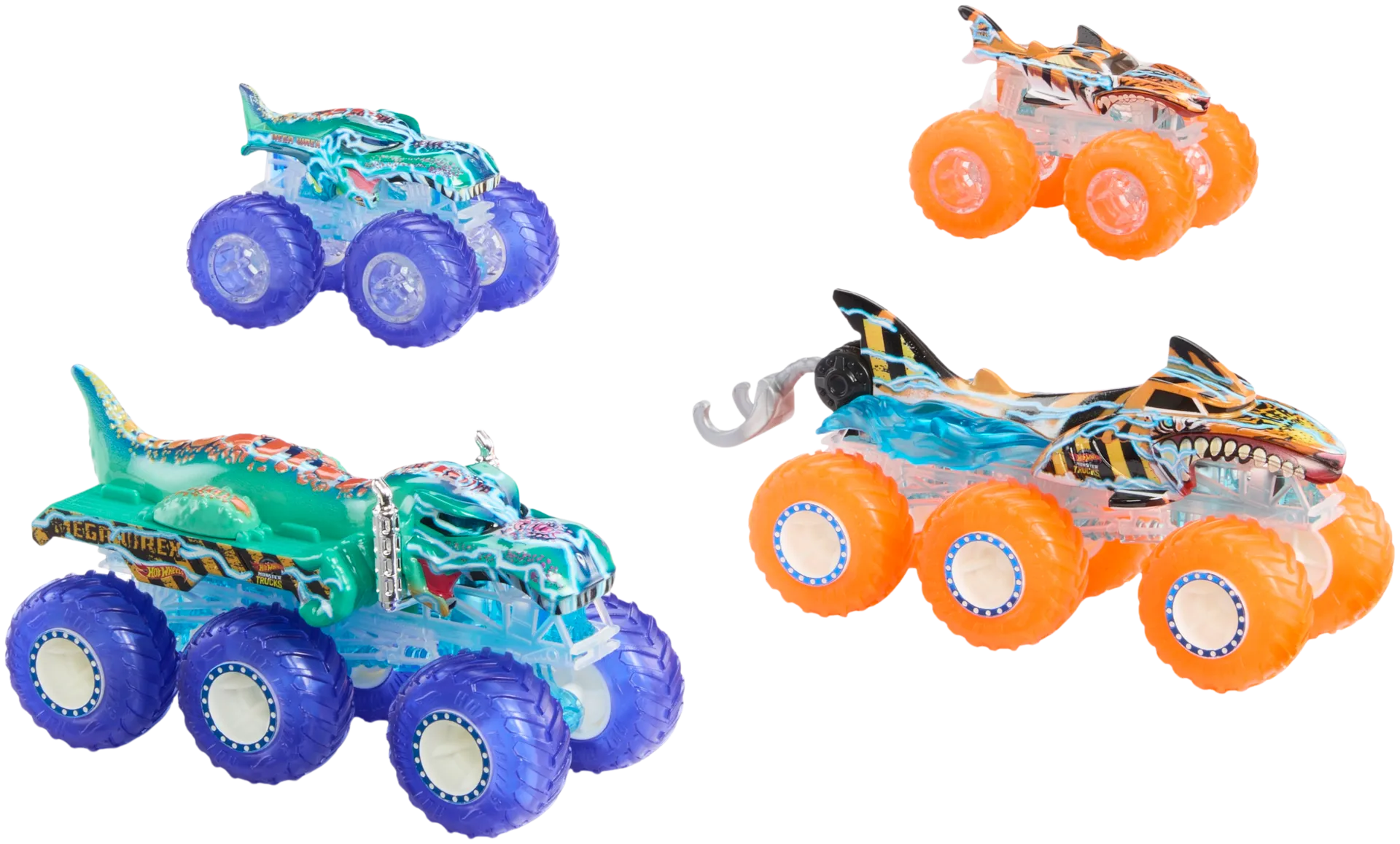 Hot Wheels Monster Trucks Power Smashers -monipakkaus - 1