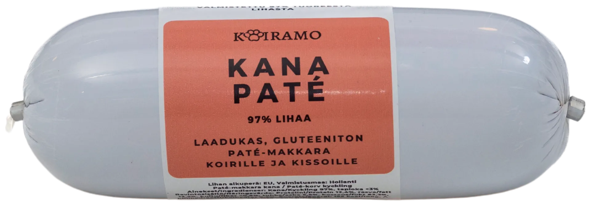 Koiramo Kana Paté-makkara gluteeniton 400g koiralle - 1