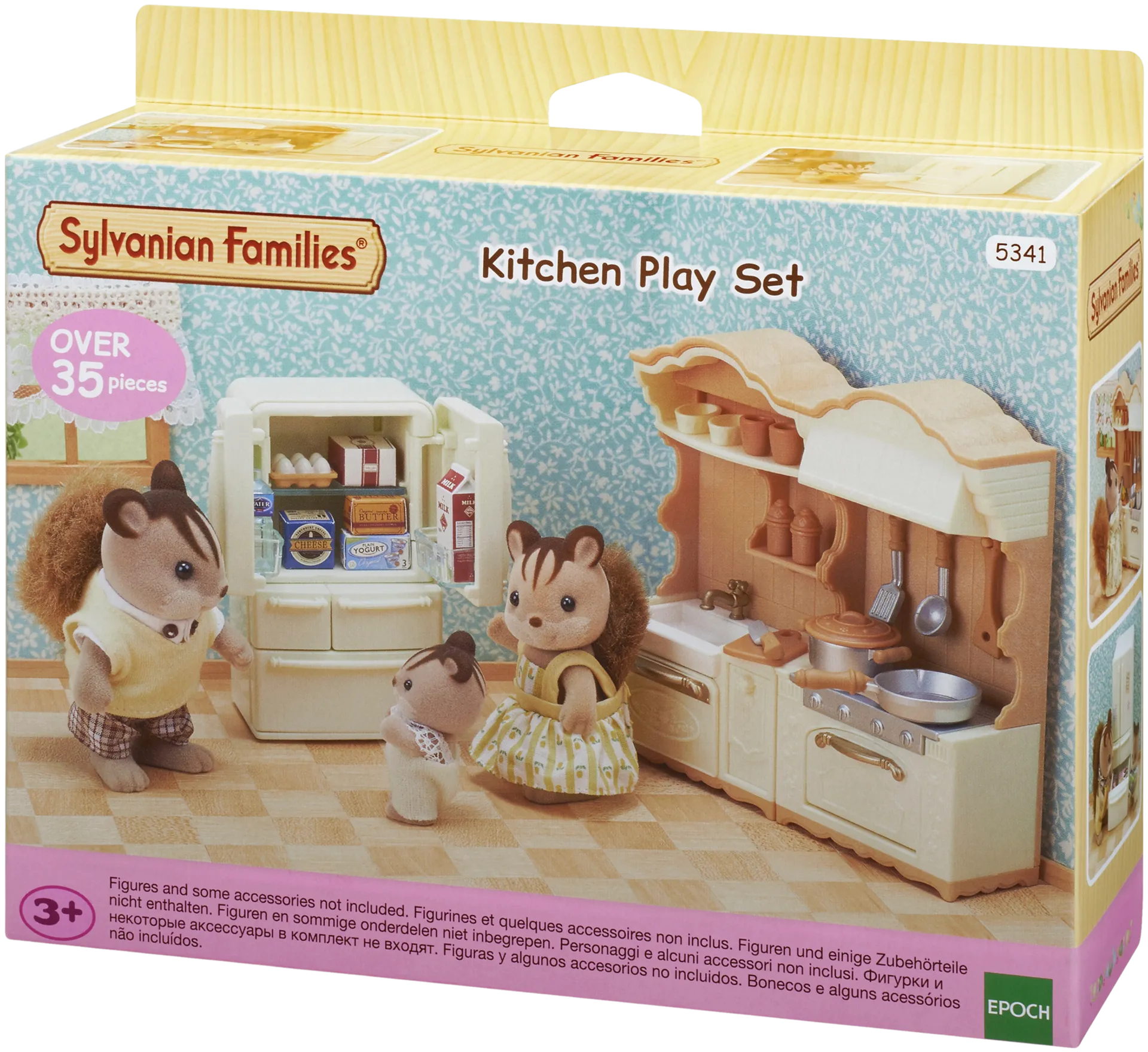 Sylvanian Families Maalaistalon keittiö jääkaapilla - 1