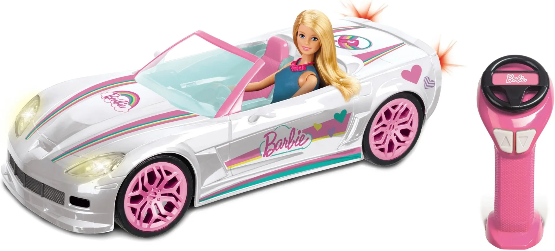 Barbie R/C Avoauto Valkoinen - 3