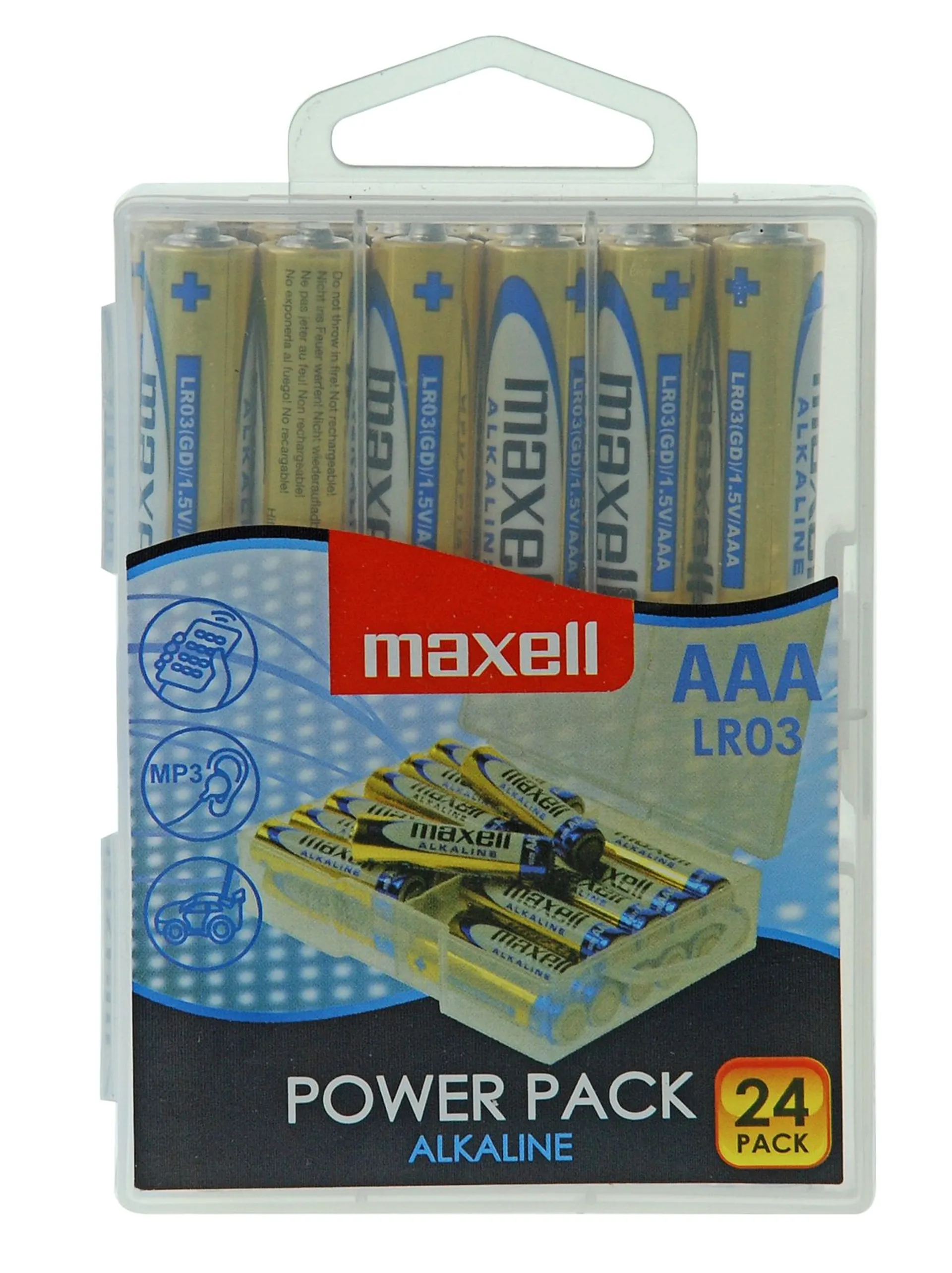 Maxell LR03 (AAA) paristot, säästöpakkaus 24 kpl